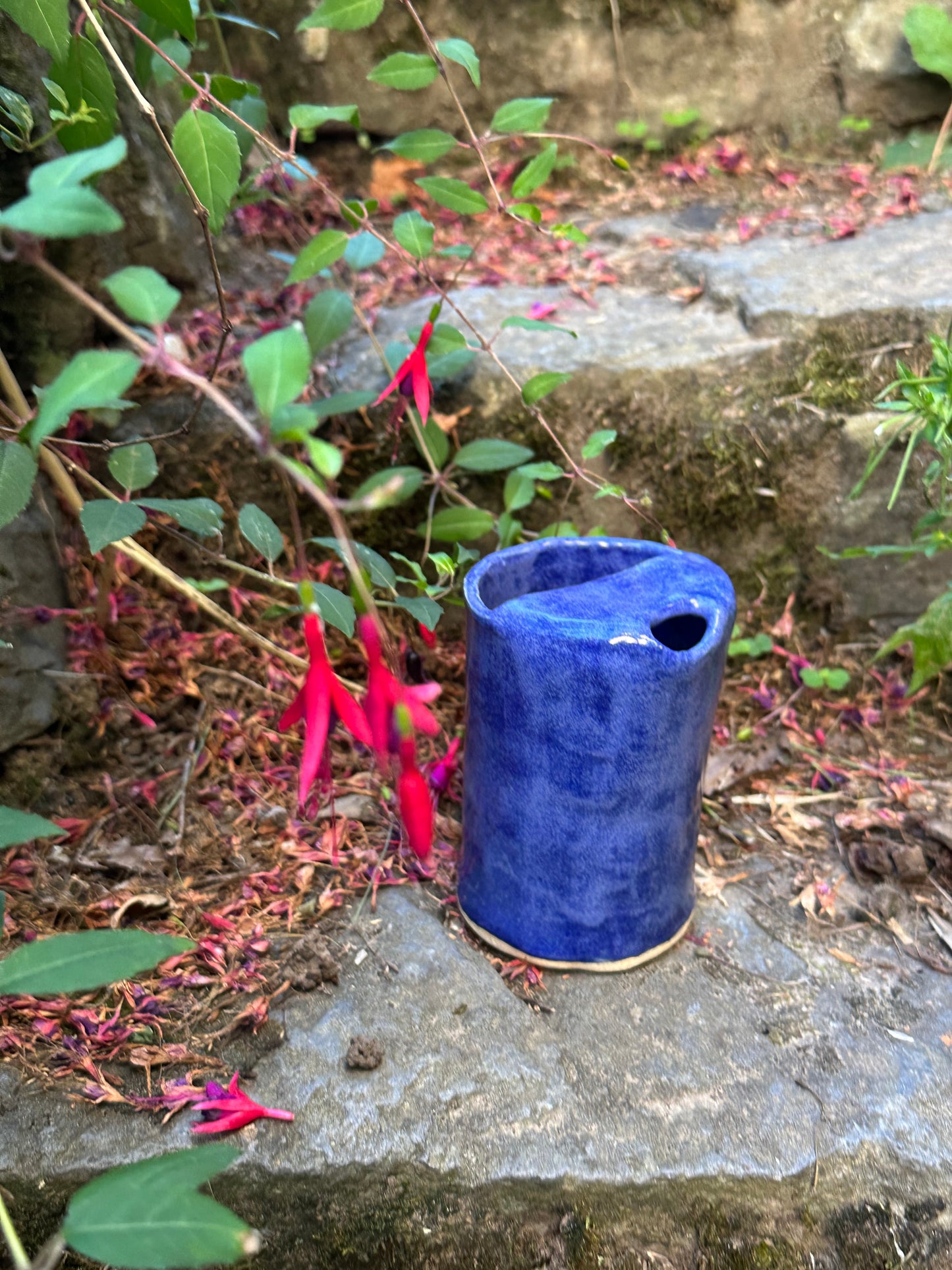 Ceramic Cobalt to go mug
