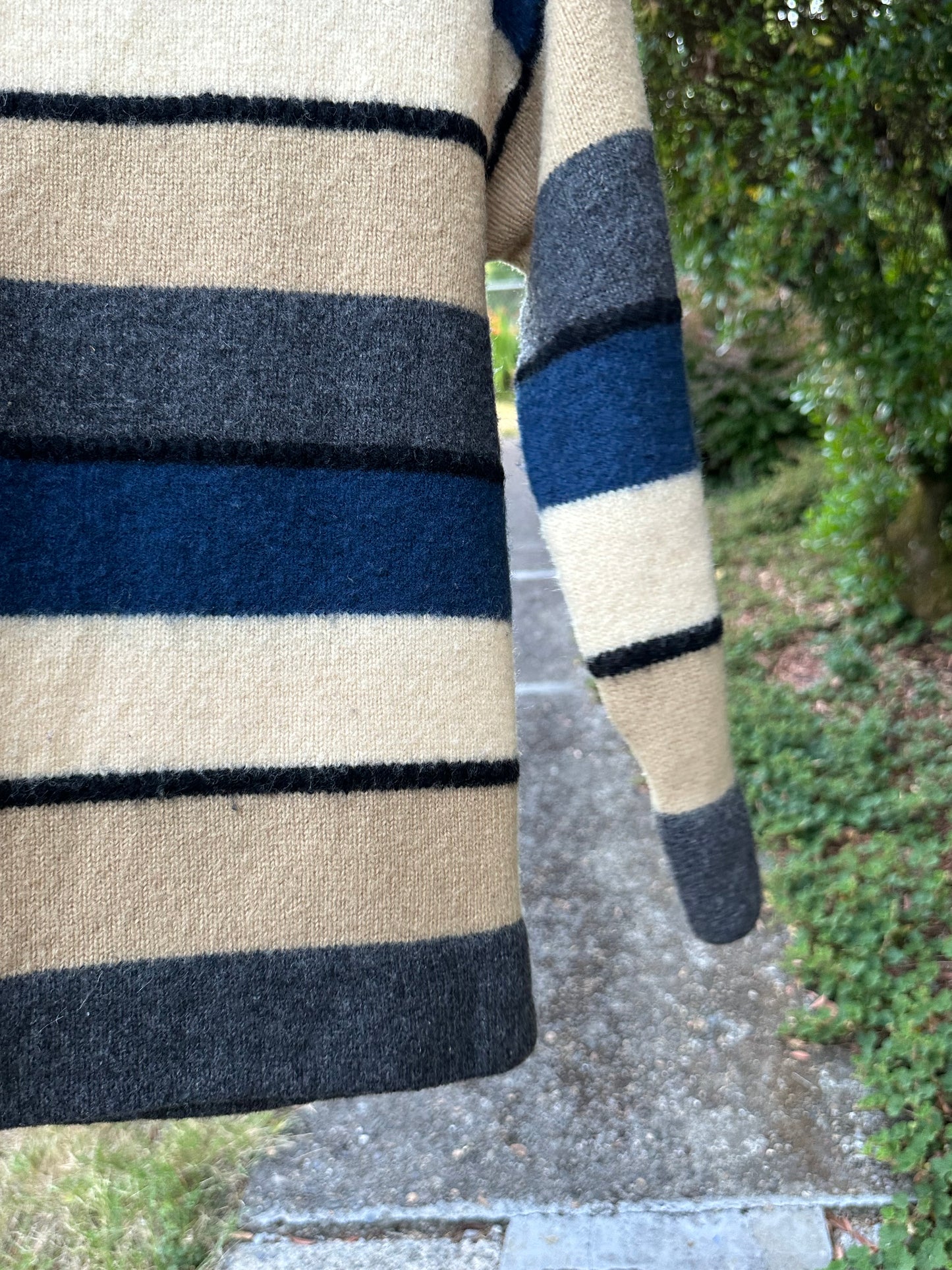 60s Cashmere Striped Sweater