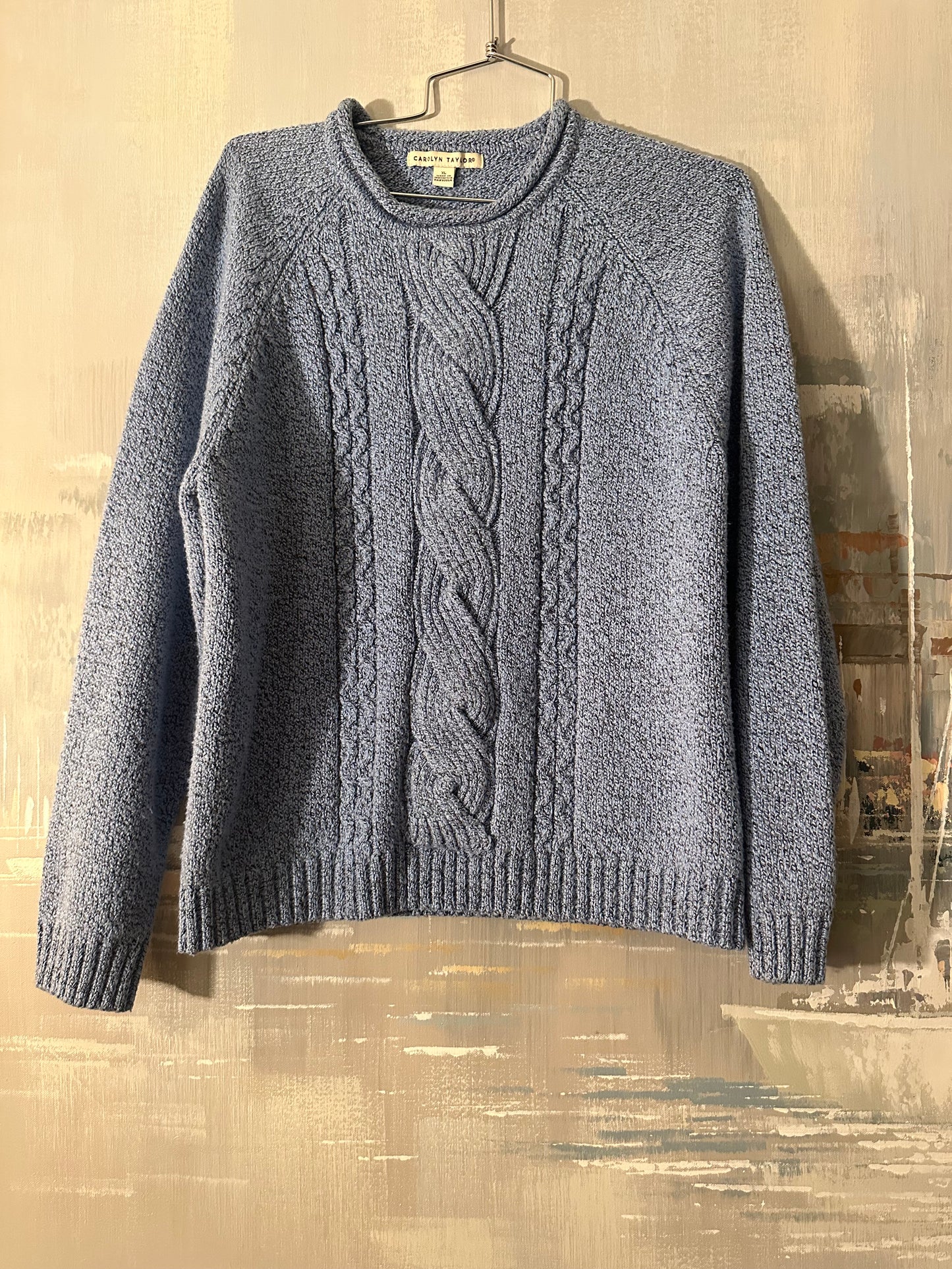 90s Blue Sweater - Carolyn Taylor