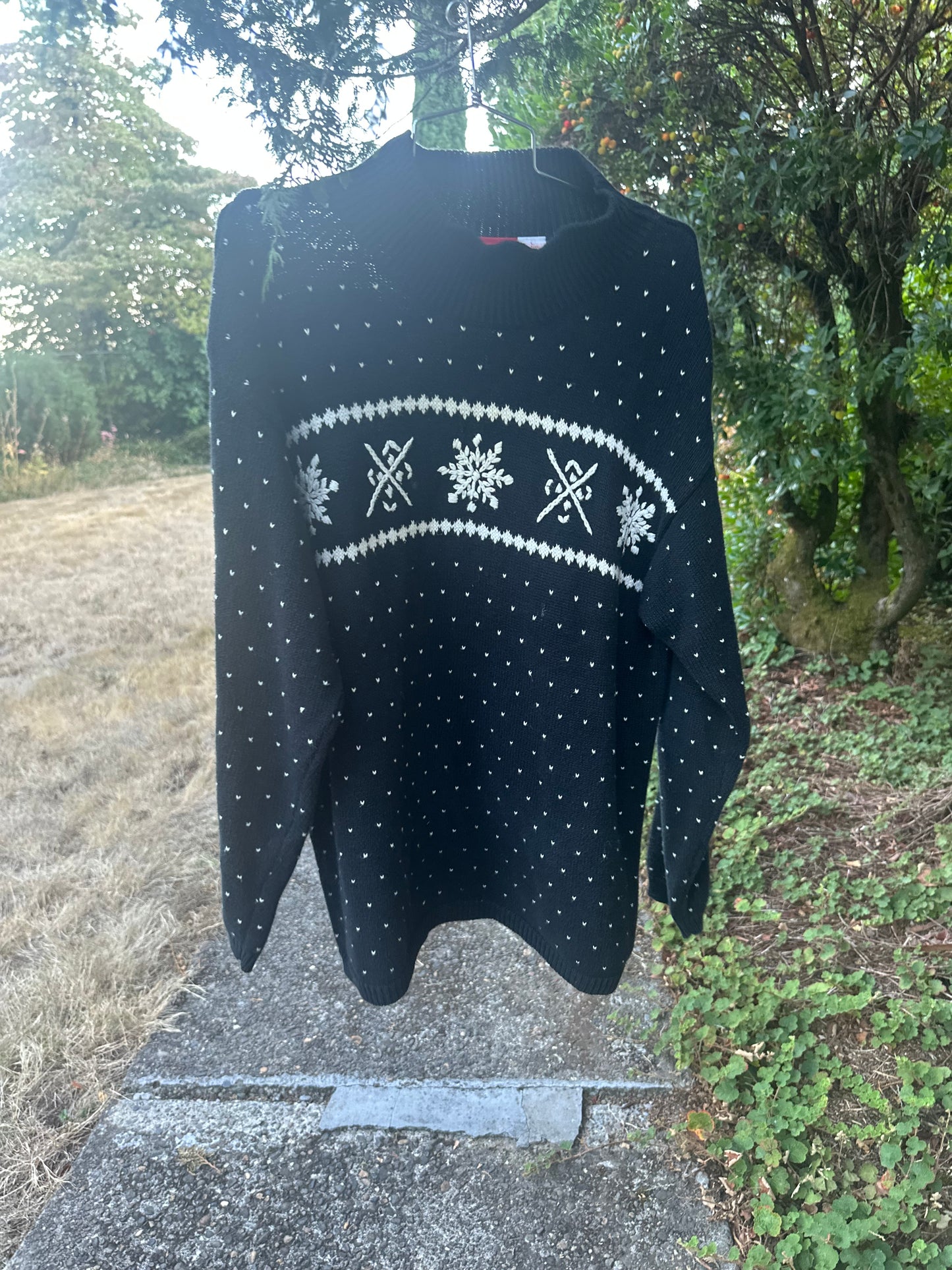 90s Snow Flake Sweater