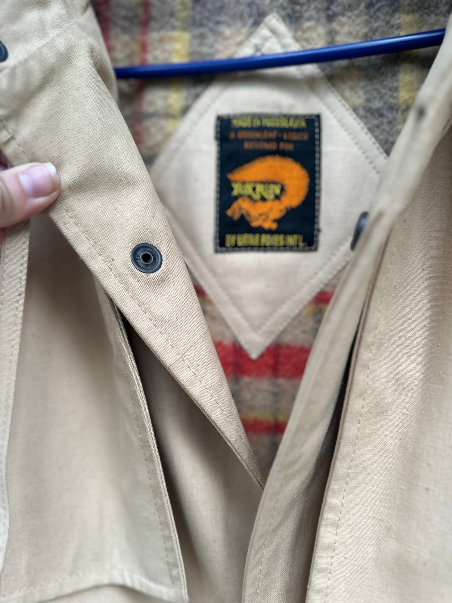 70s Tan Fox Run Parka