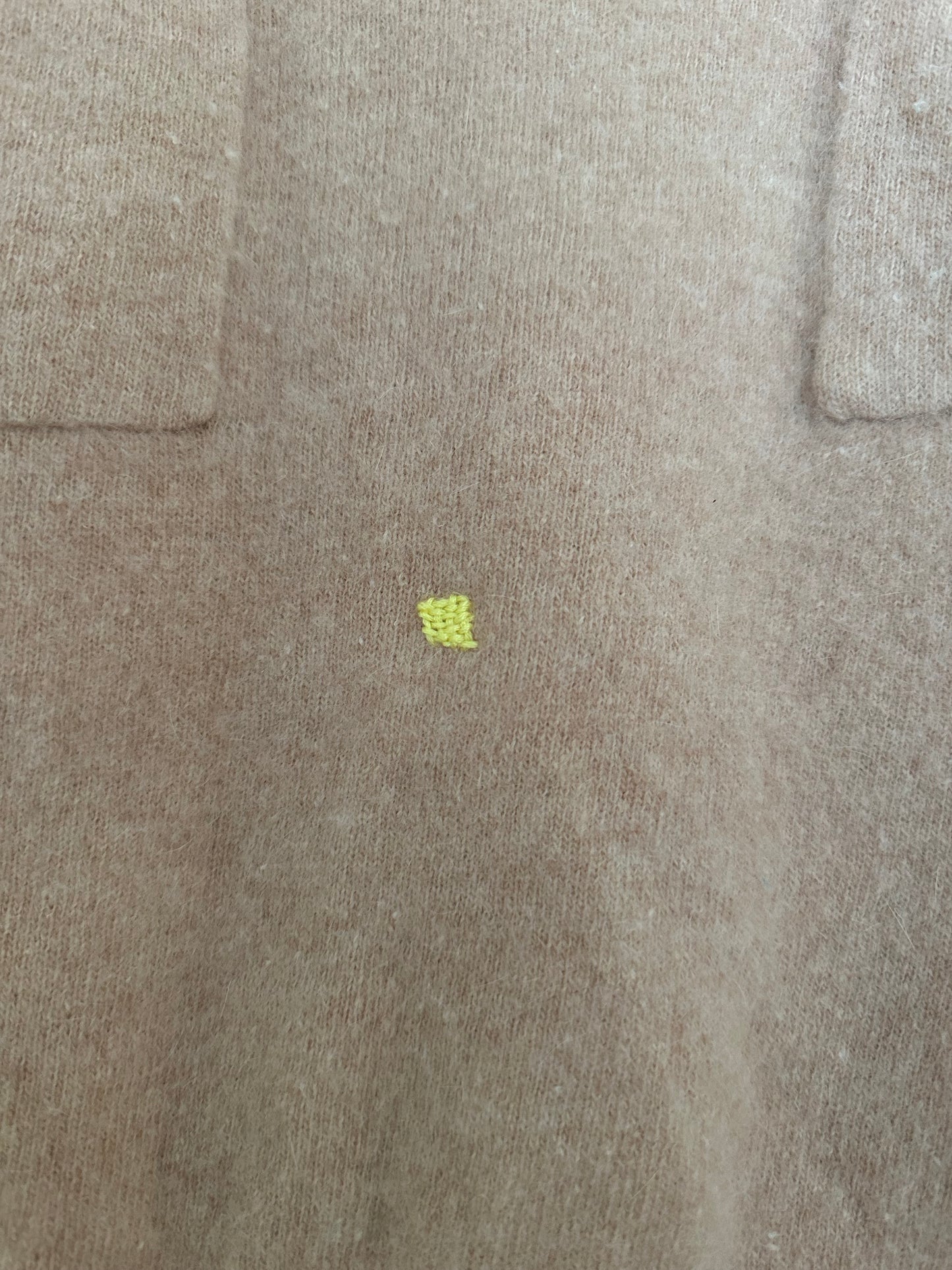 80s Pink Wool Visibly Mended Shirt