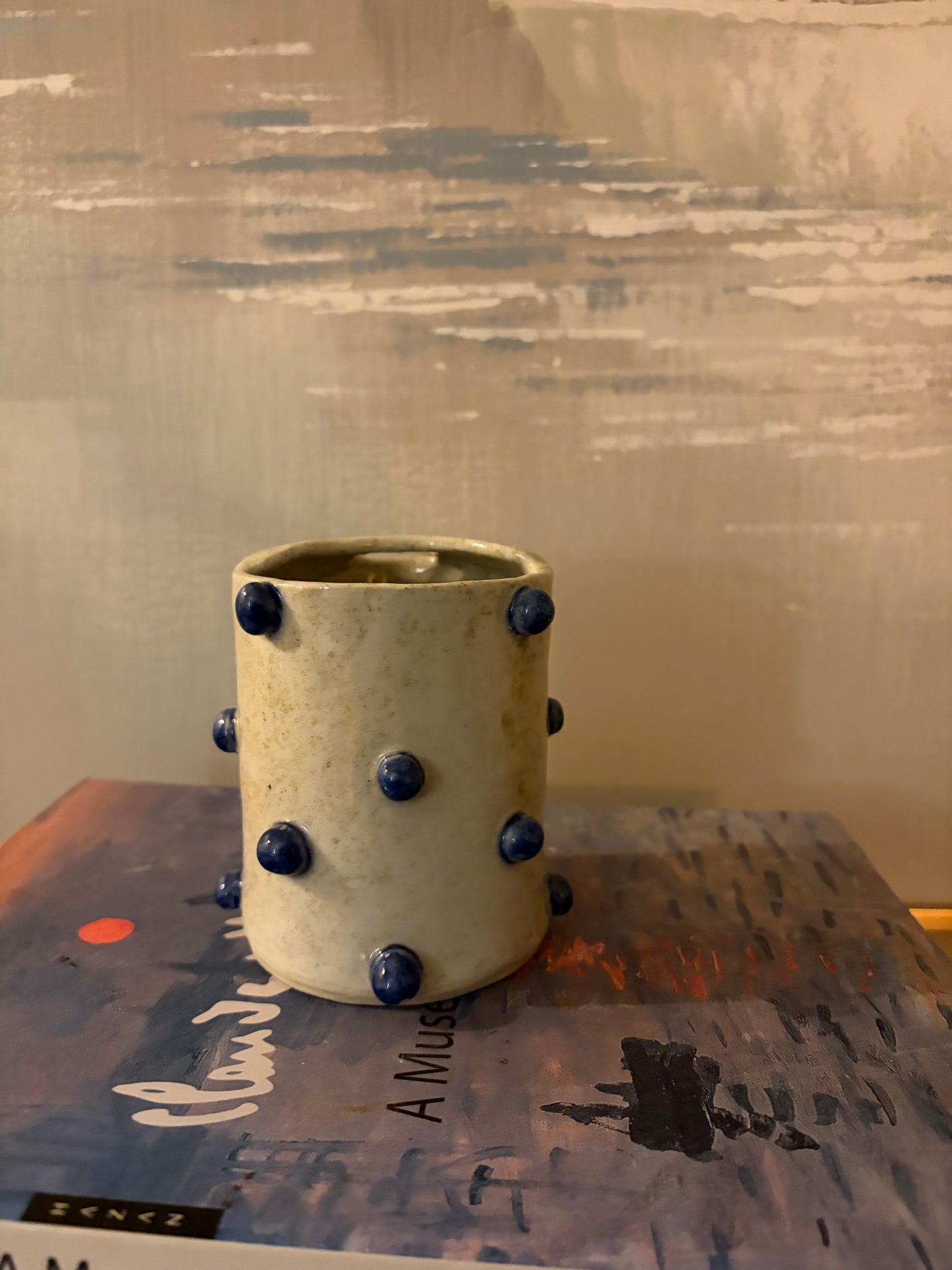 Handmade Polka Dot Togo mug