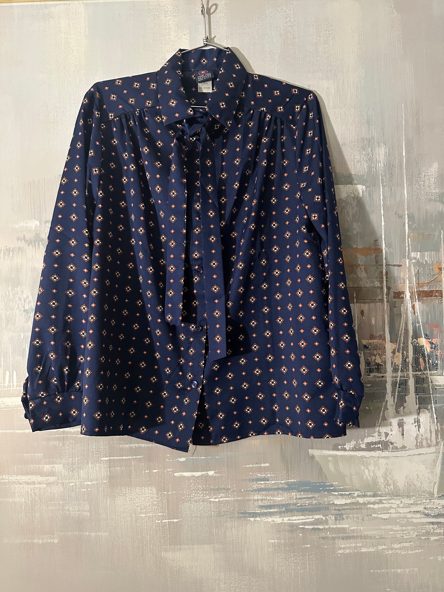 70s Blue Shirt - Pins and Needles