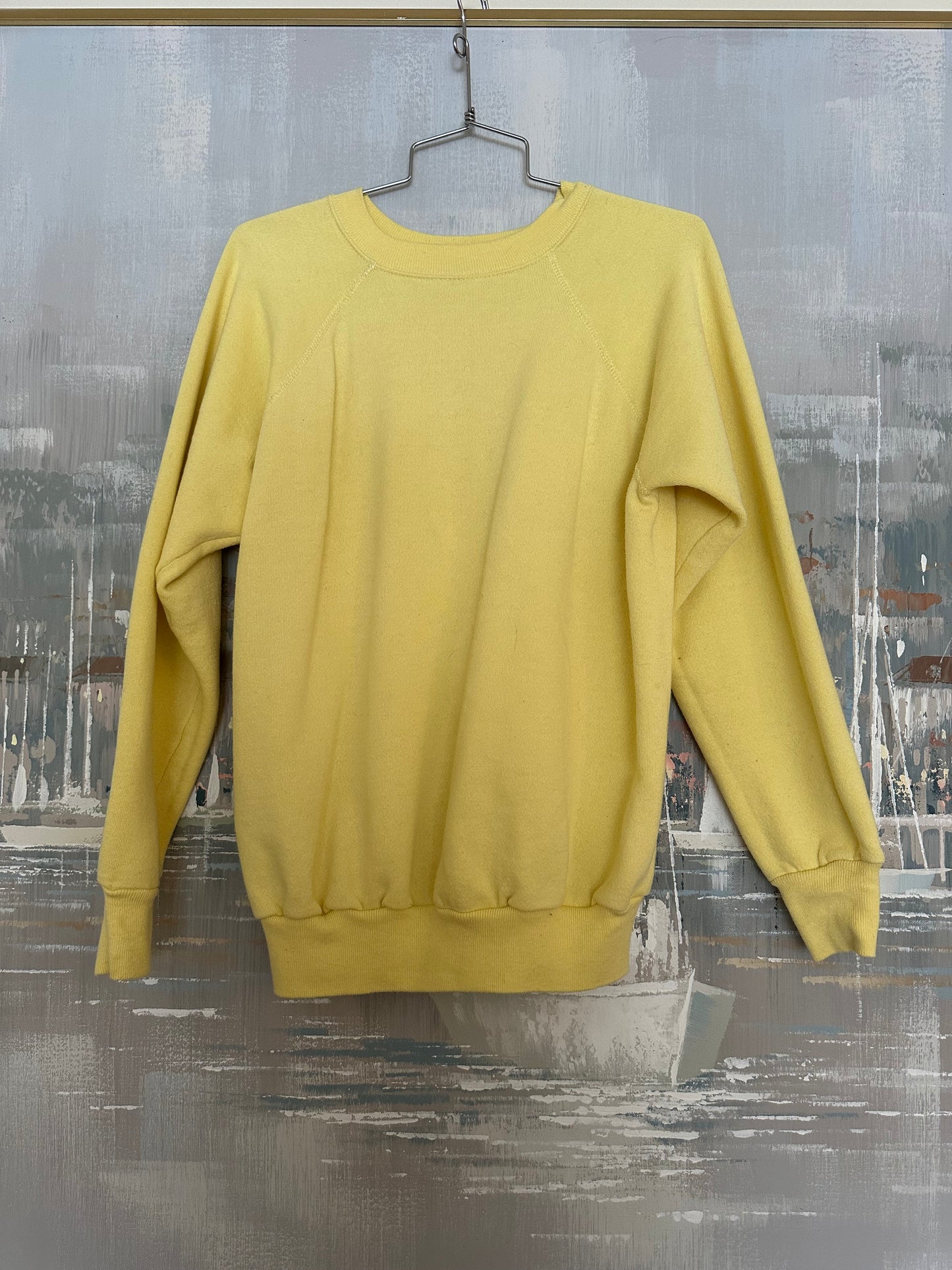 80s Yellow Sweatshirt