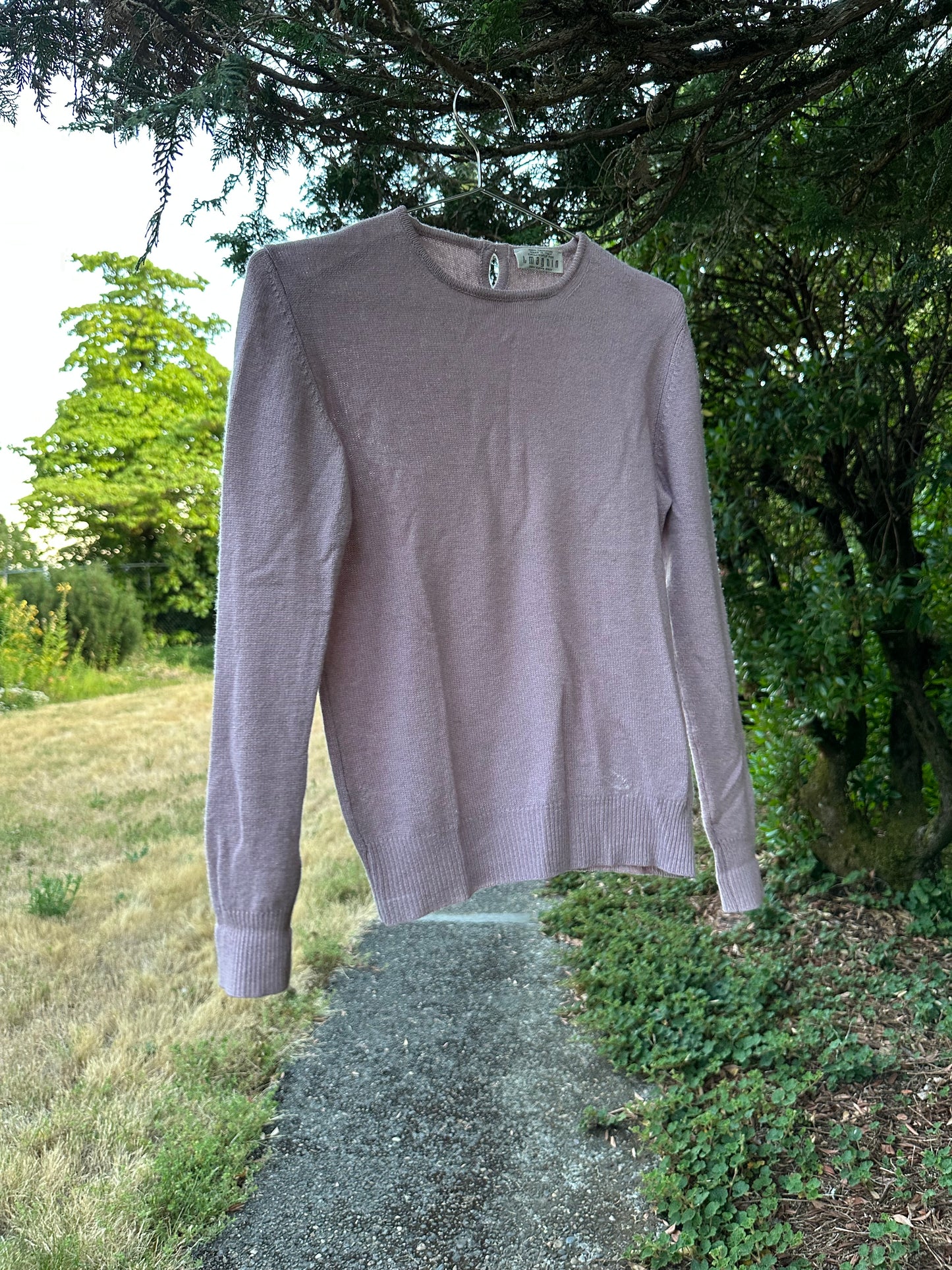 70s/80s Lavender Cashmere Sweater