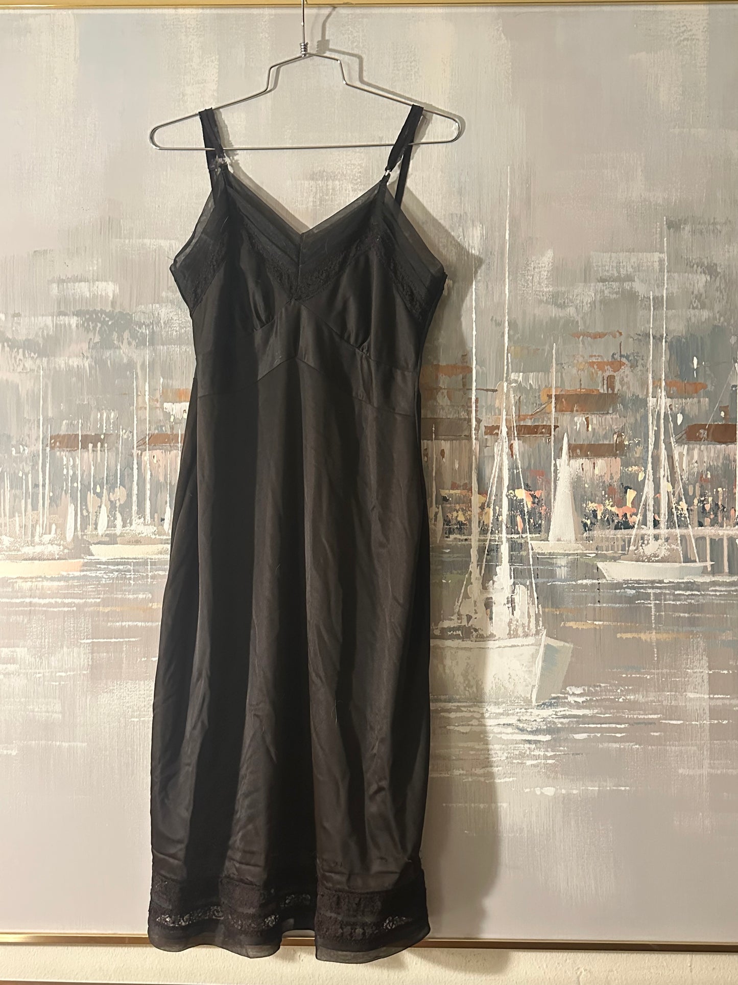 Vintage black slip