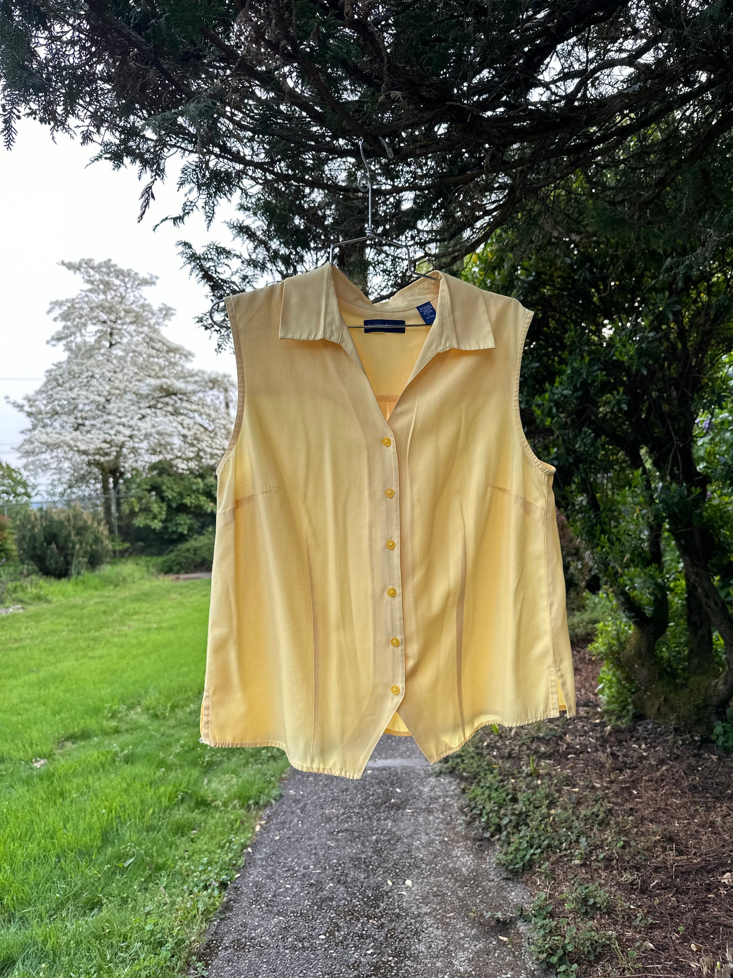 90s Yellow Tank Top