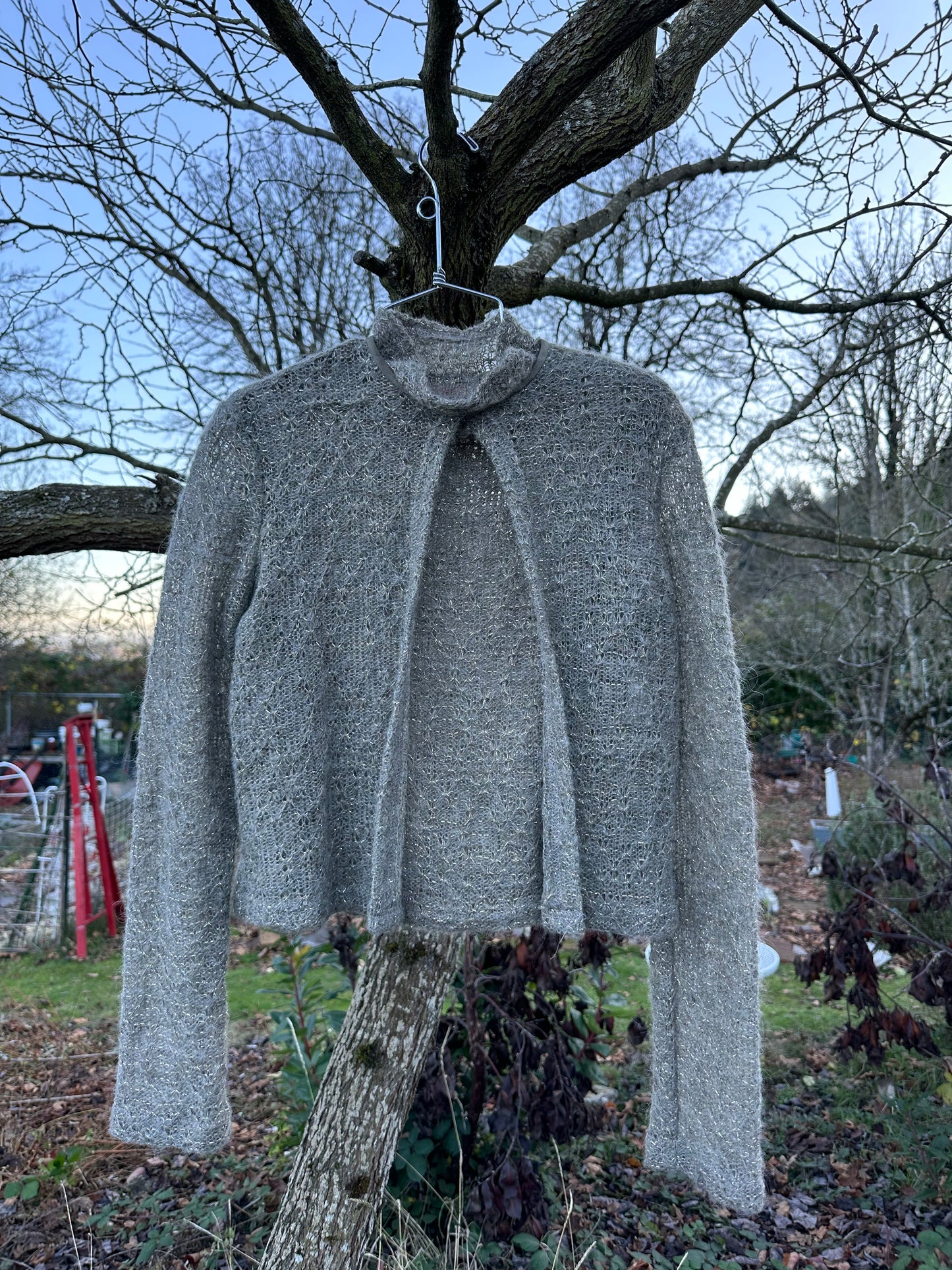 90s Sparkle Turtle Neck Set