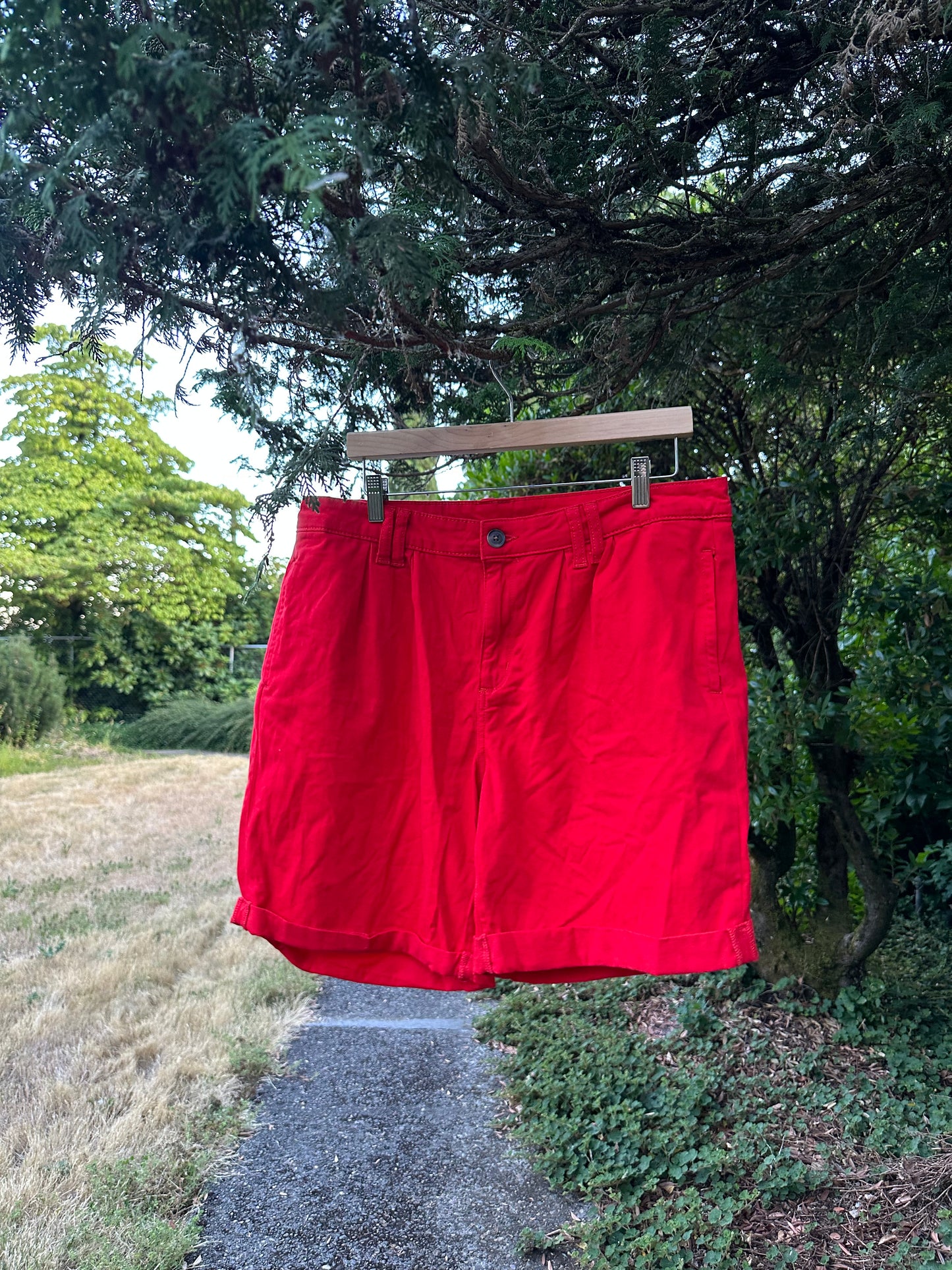 90s Red Shorts