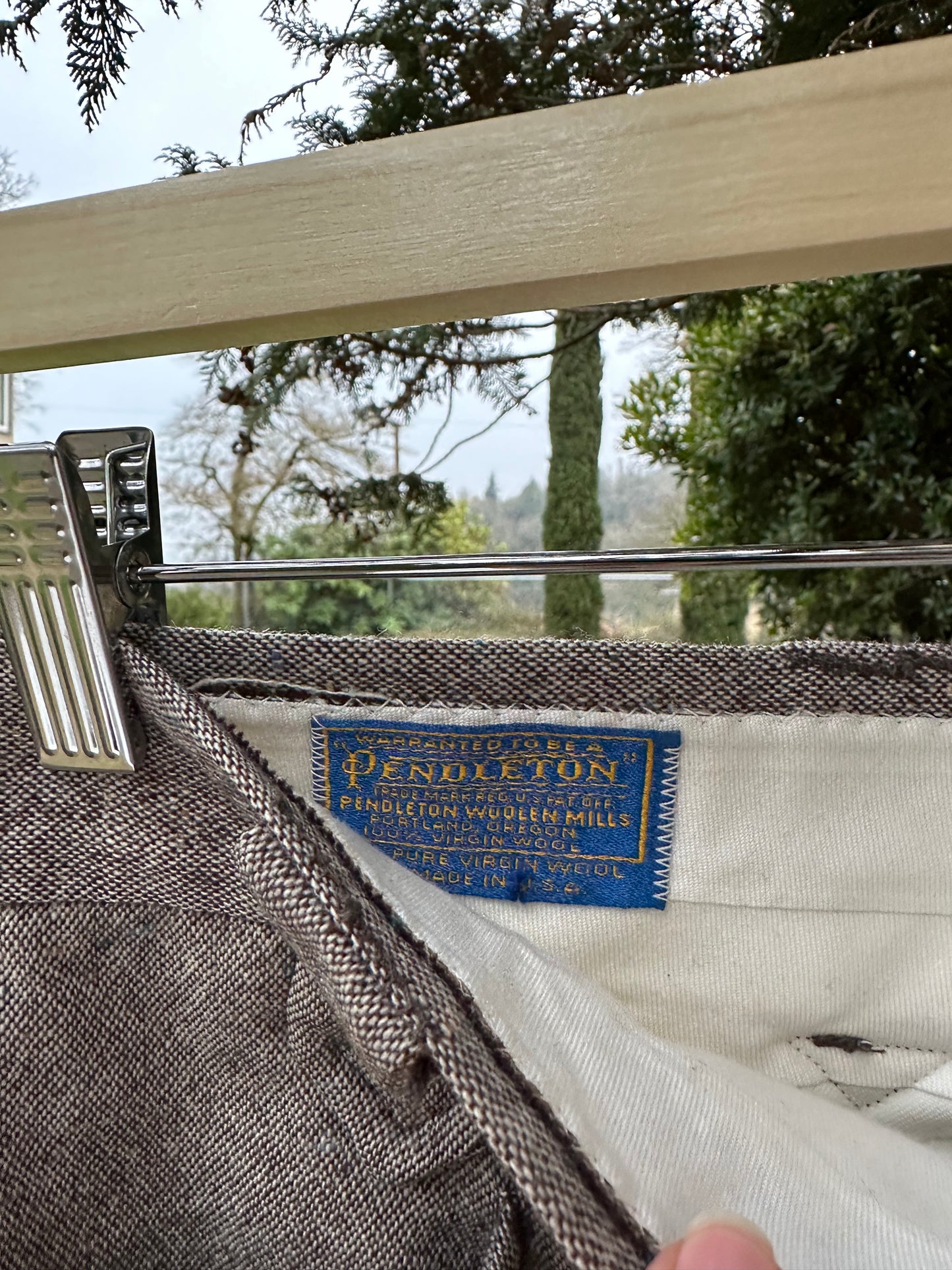 70s Tan Pendleton Wool Men’s Pants