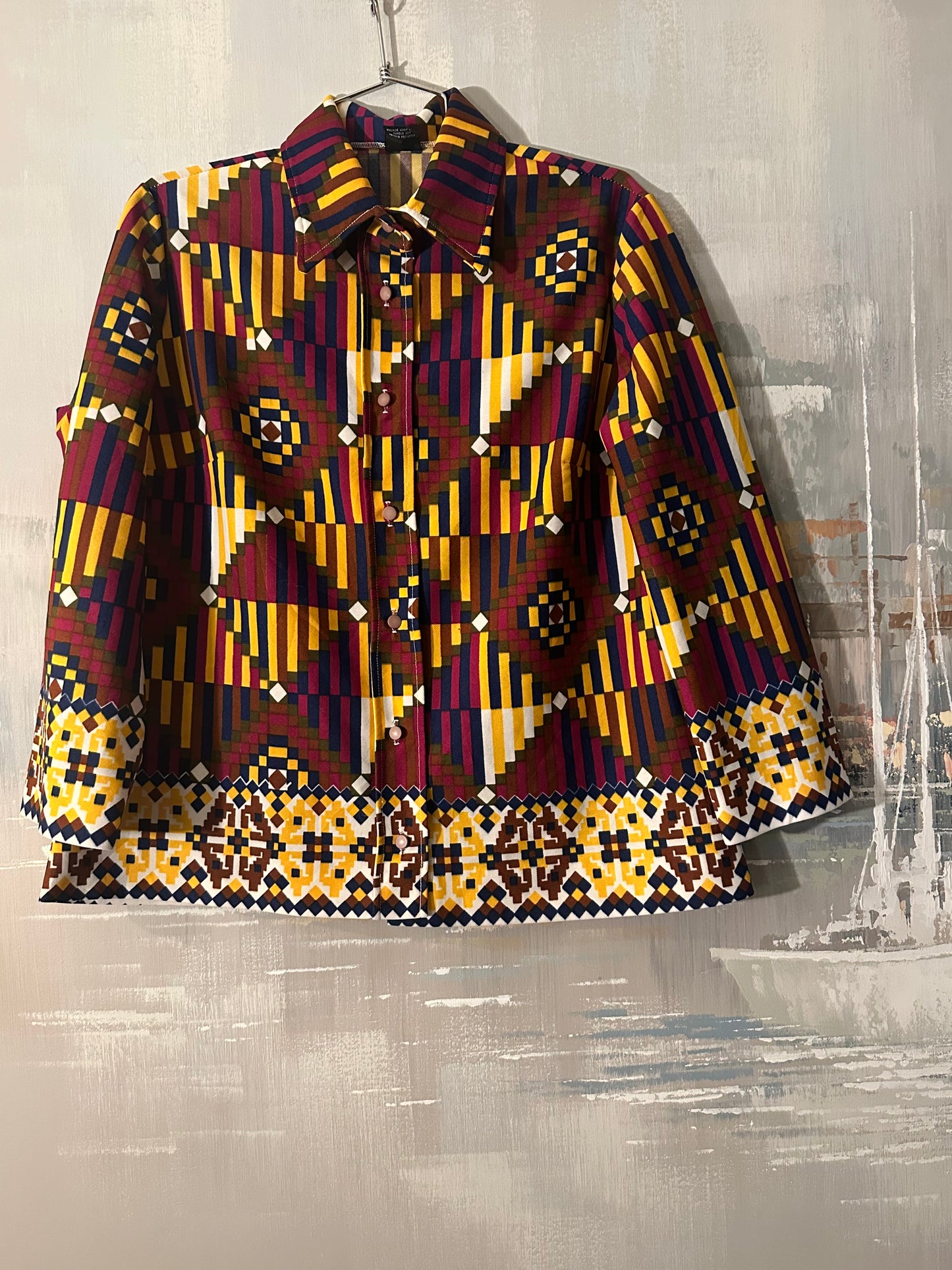 70s Print Shirt - Stage 7