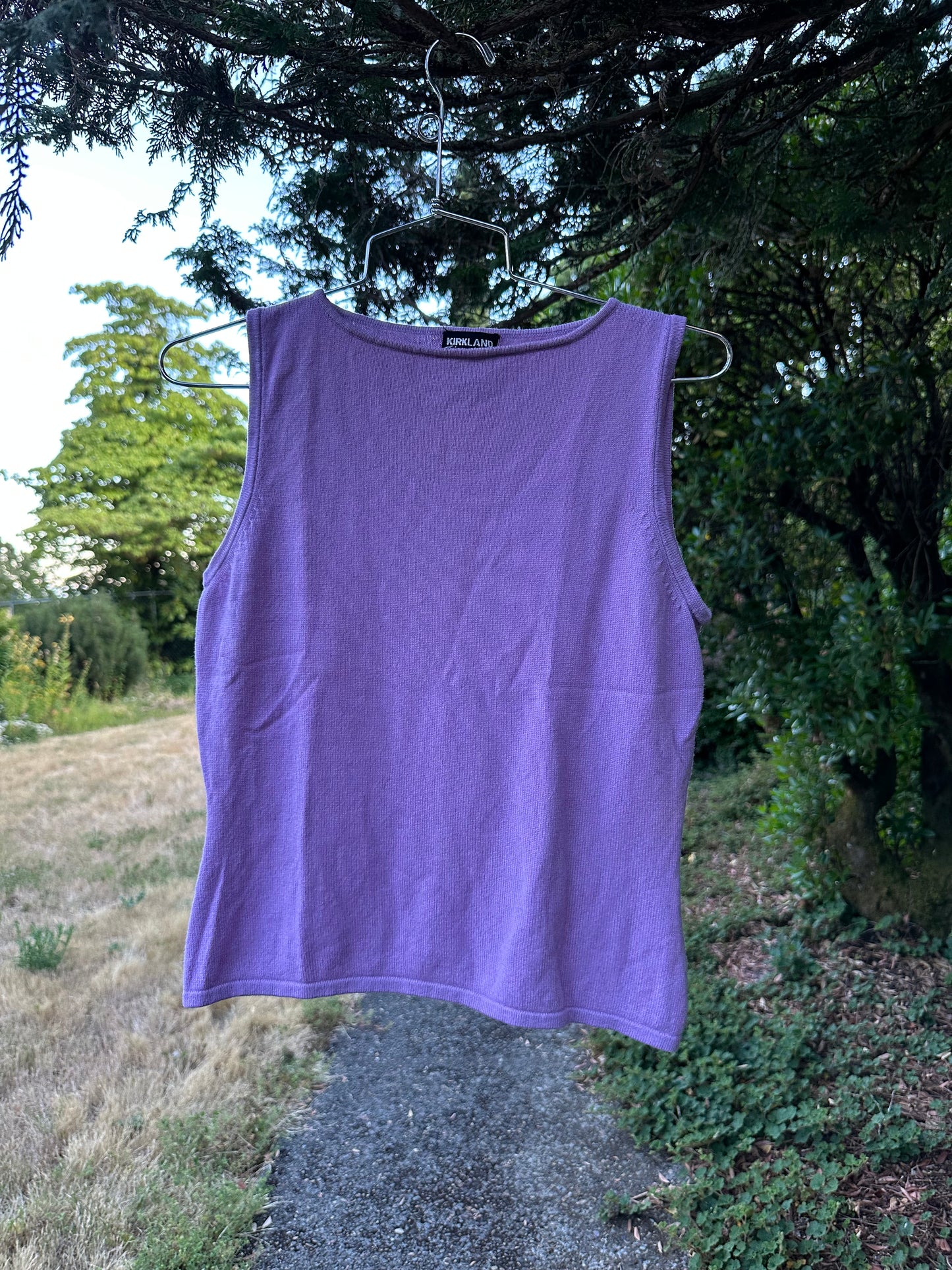 90s Lavender Cashmere Tanktop