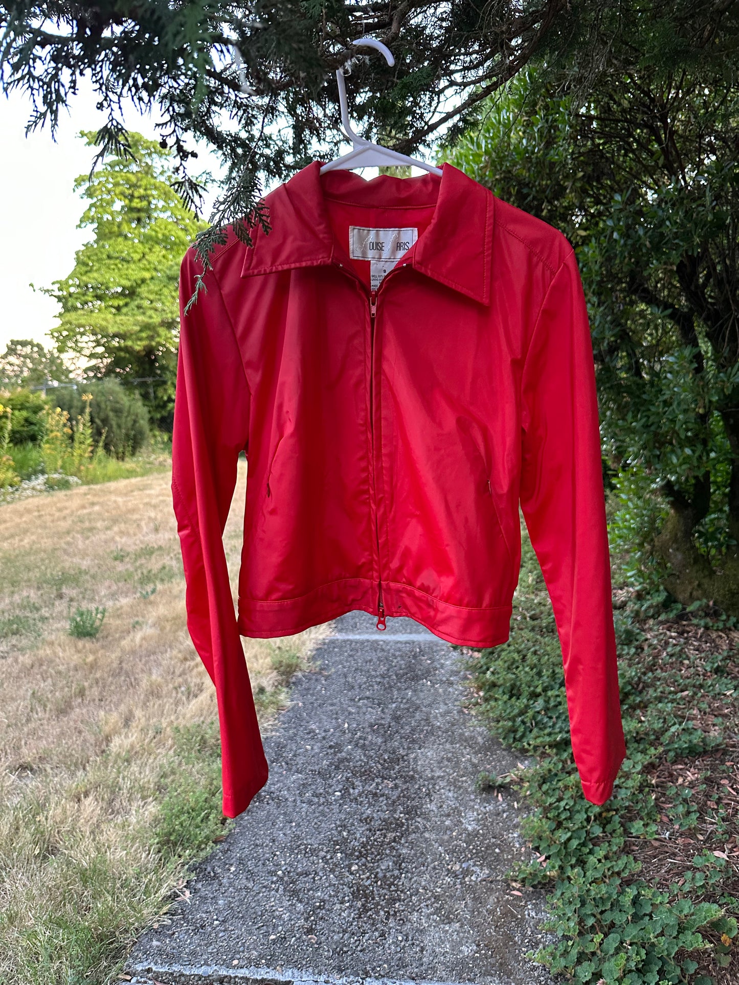 90s Red Zip Jacket