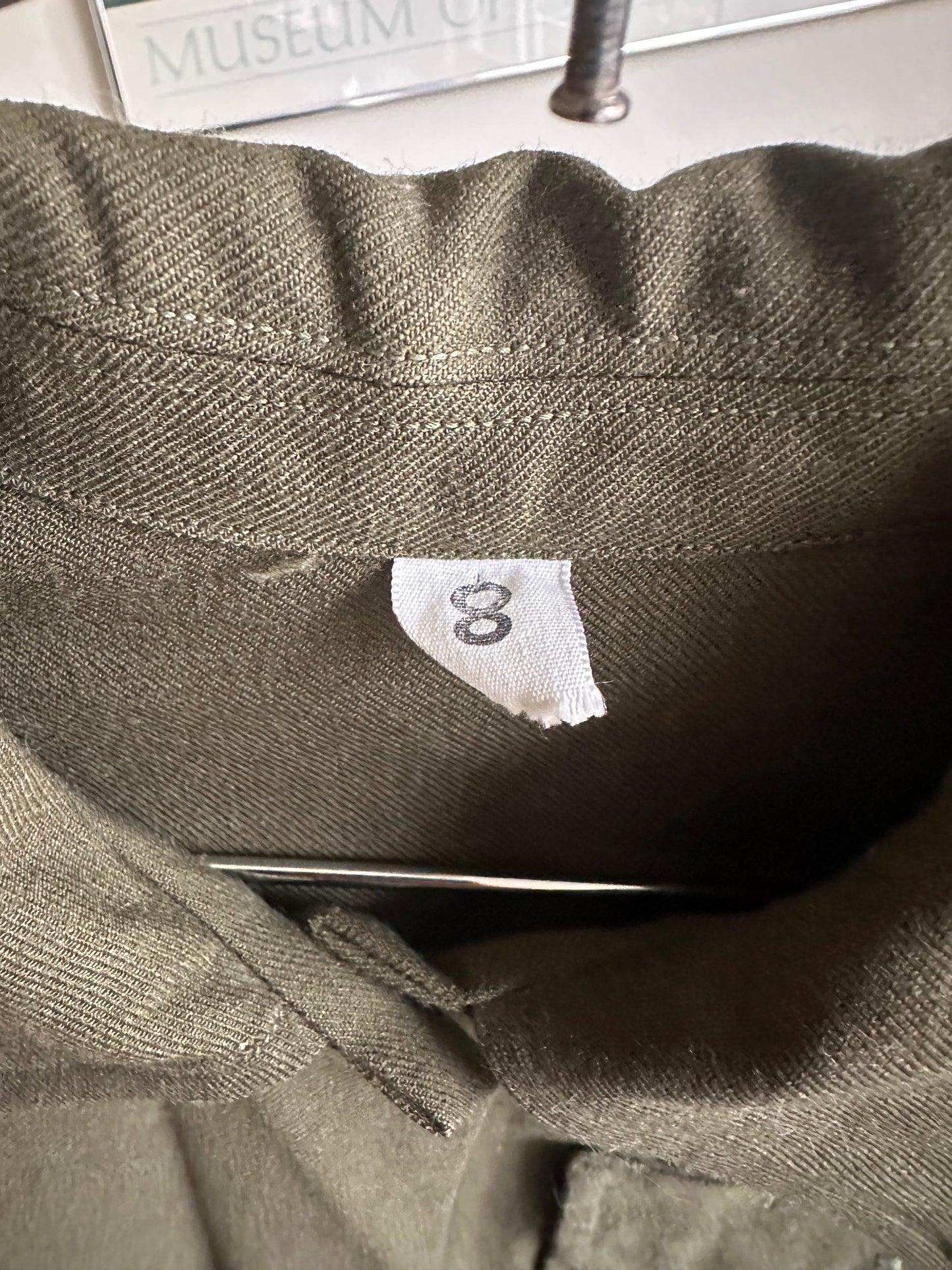 50s Green Wool Military Shirt