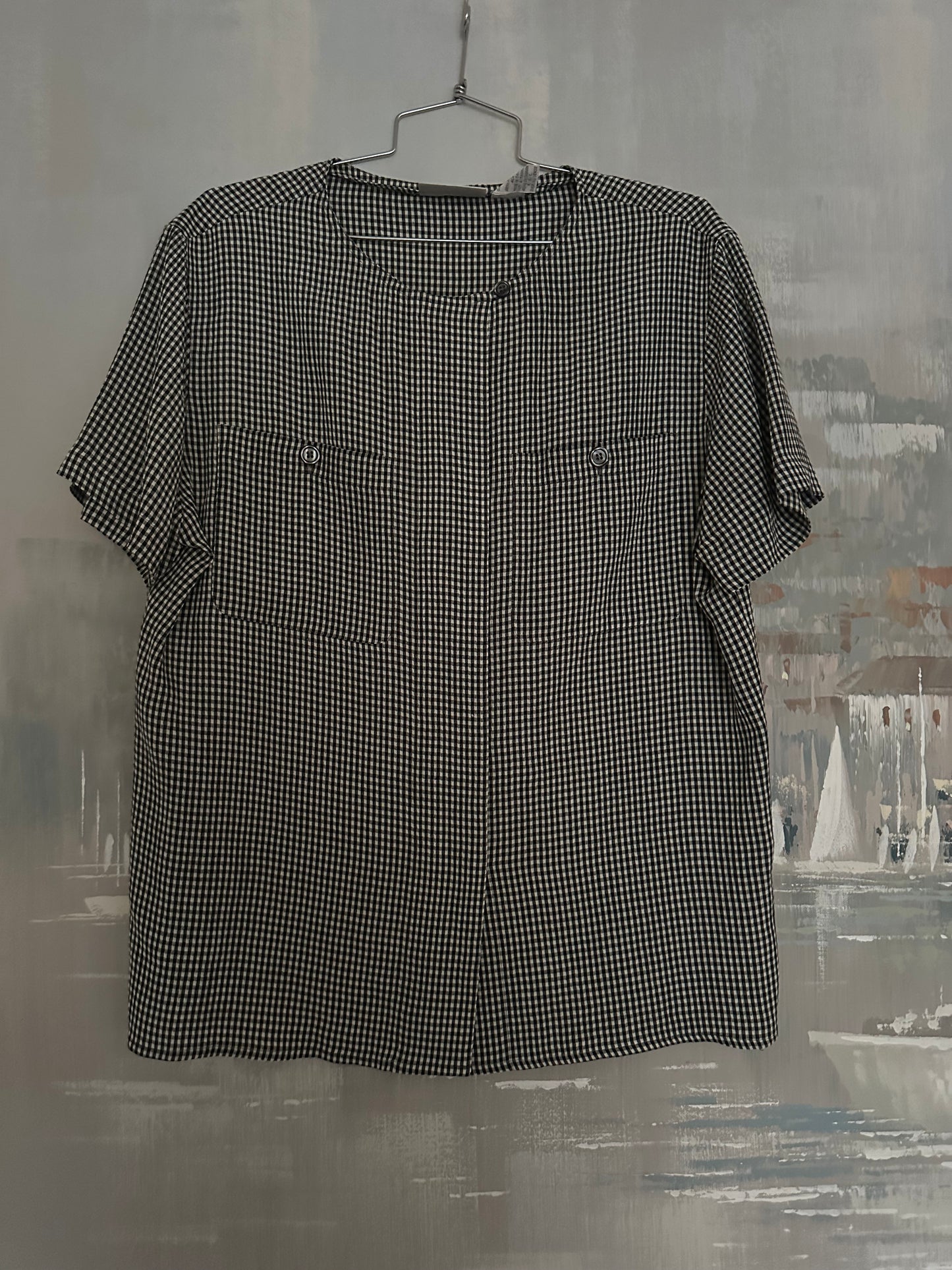 90s Gingham Shirt