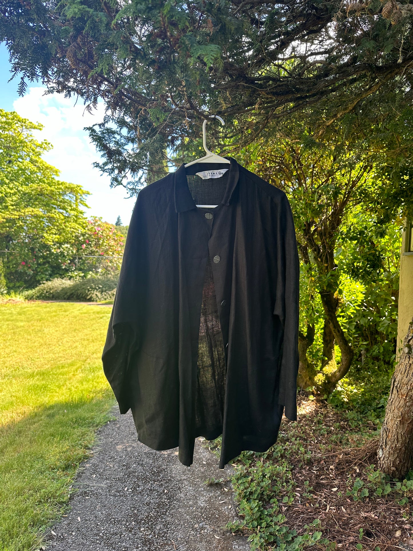 Black Linen Shirt