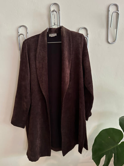 90s Brown Duster Jacket