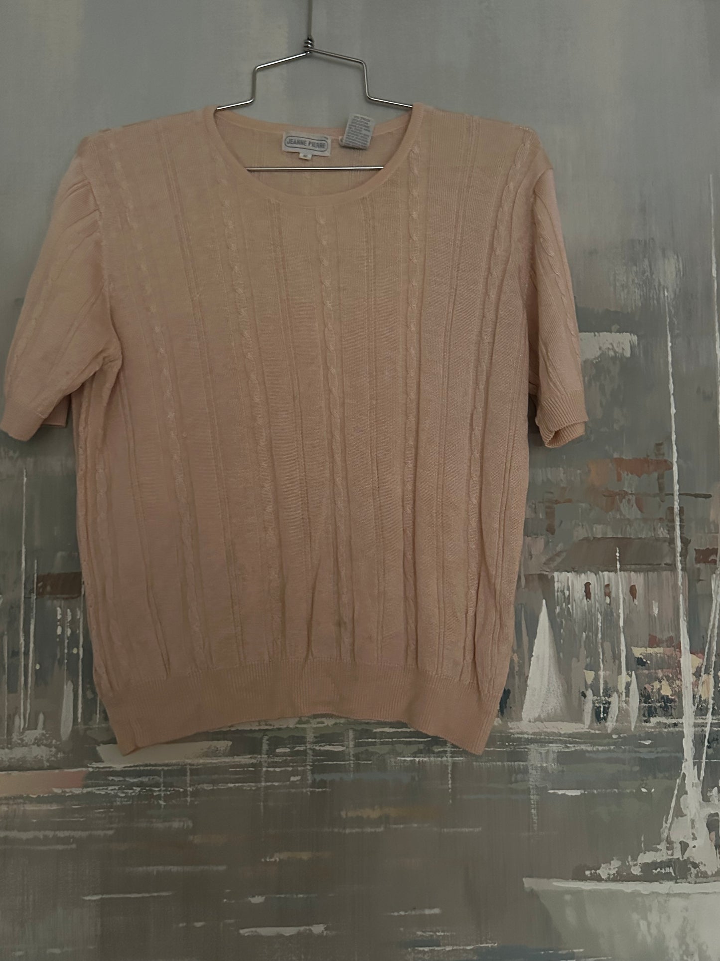 80s Sweater Shirt- Jeanne Pierre