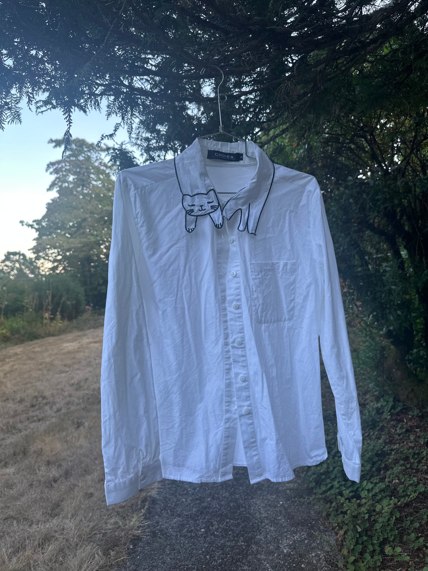 Cat collar shirt