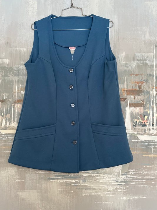 60s/70s Blue Vest