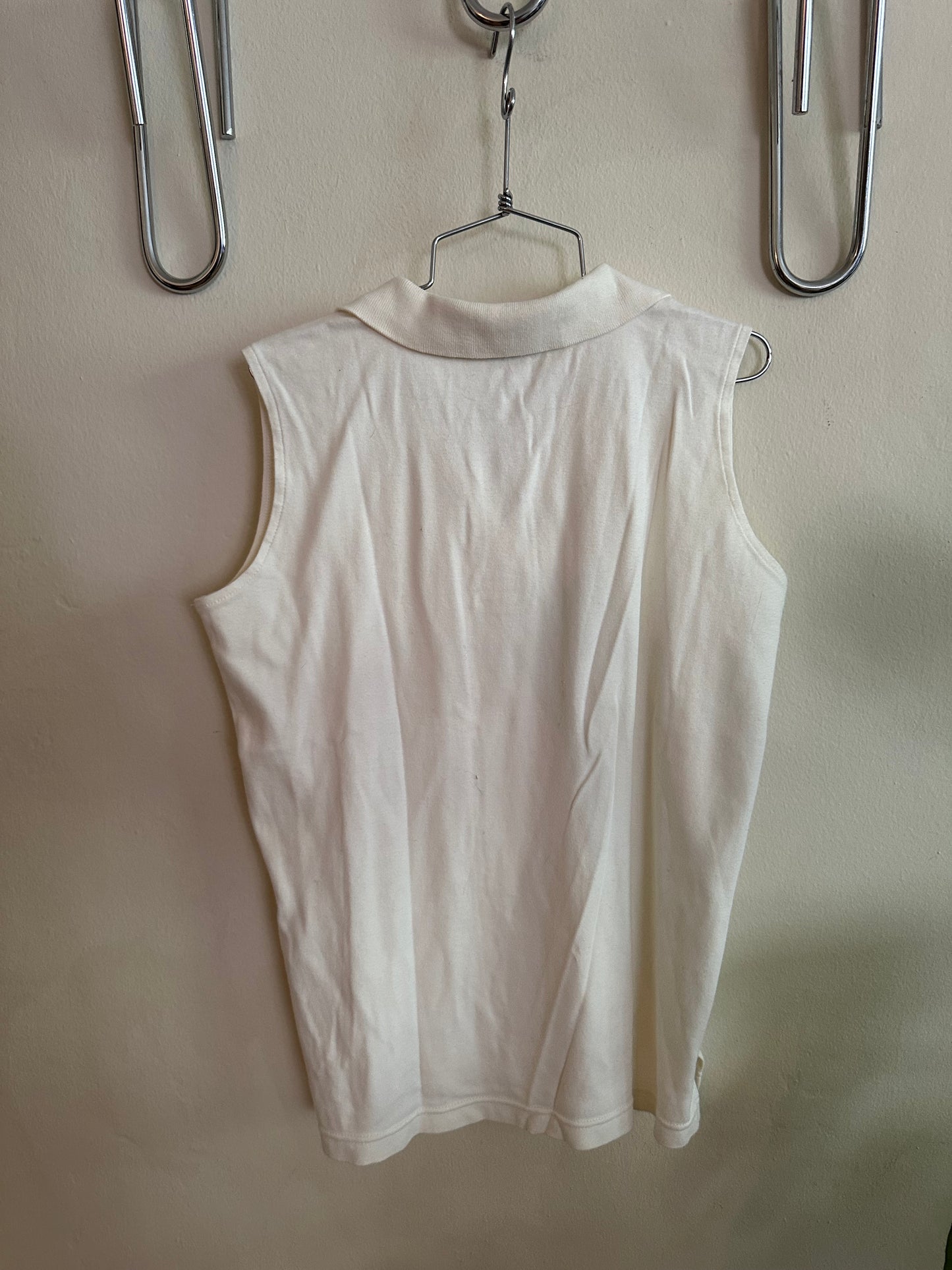 90’s White Tenniscore Tank Top