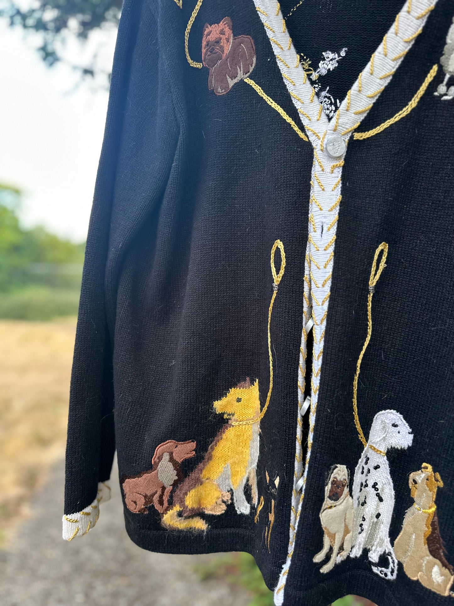 90s Dog Cardigan - storybrooks Kruts