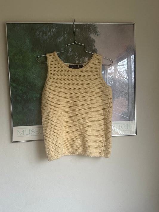 90s Yellow Sweater Vest