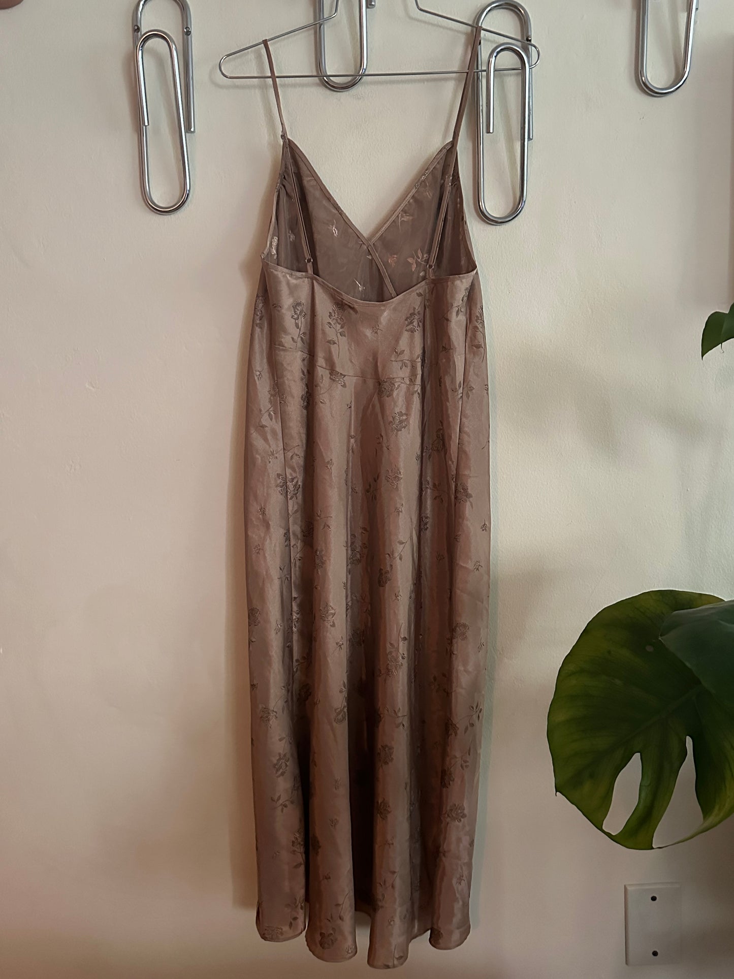 90’s Brown Slip Dress