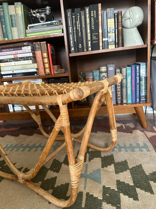 MCM Rattan Side Table