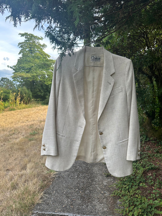 90s Tan blazer - Chaus