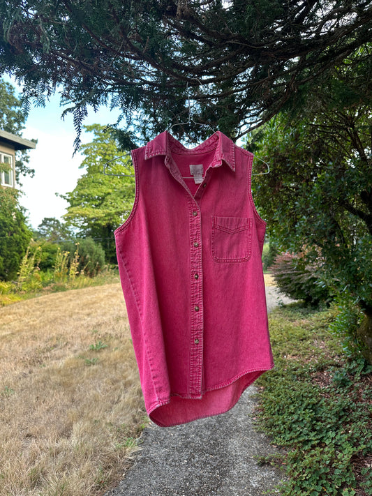 90s Pink Tank Top — Moda Intl