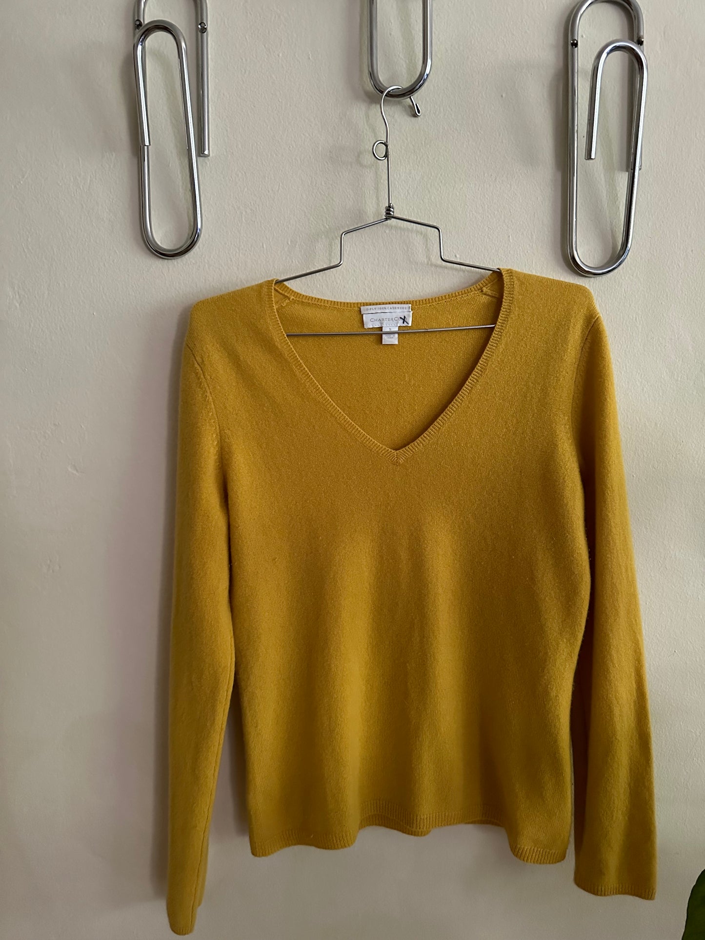 Yellow Cashmere Sweater