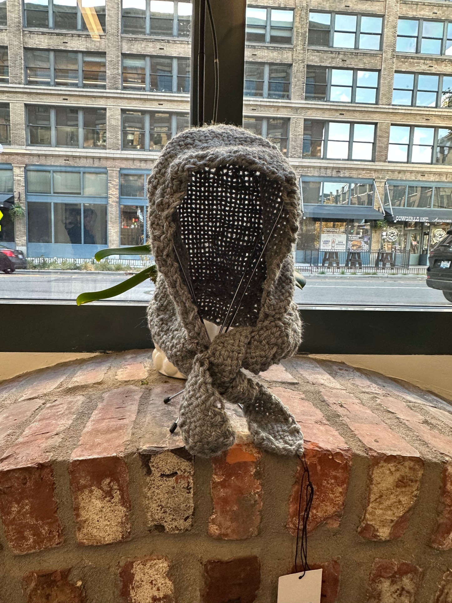 Hand woven Bonnet/ Balaclava 1