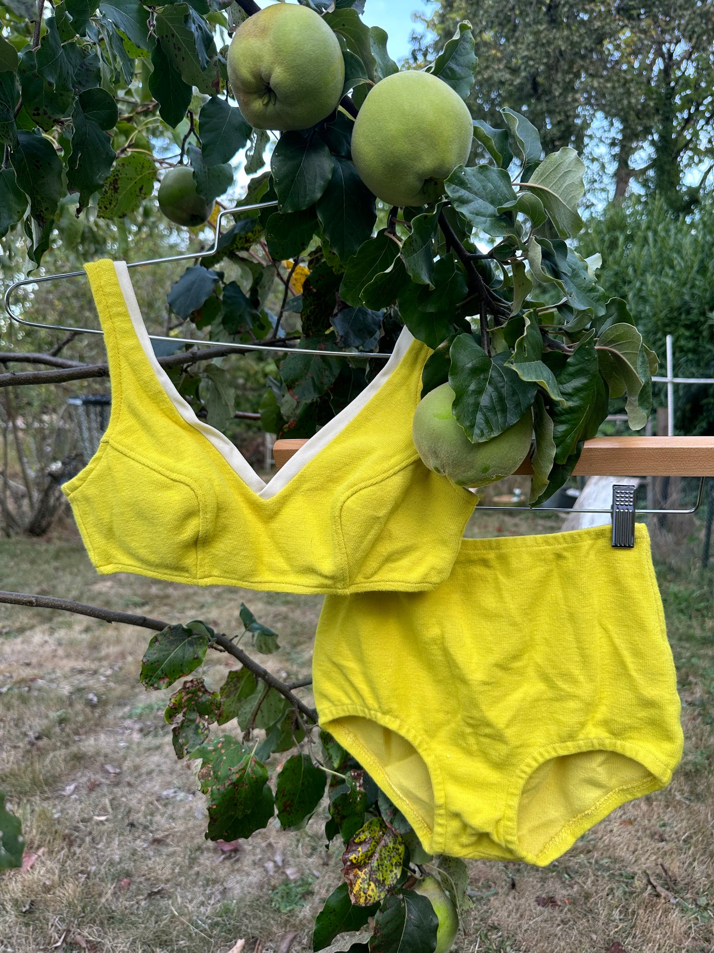 60s Yellow Swim Suit