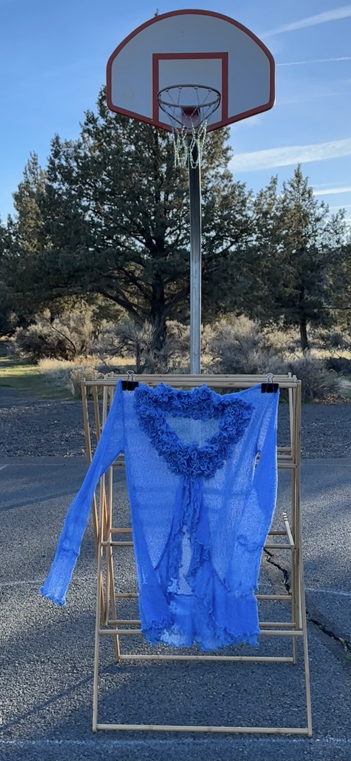 Y2K Blue Sweater