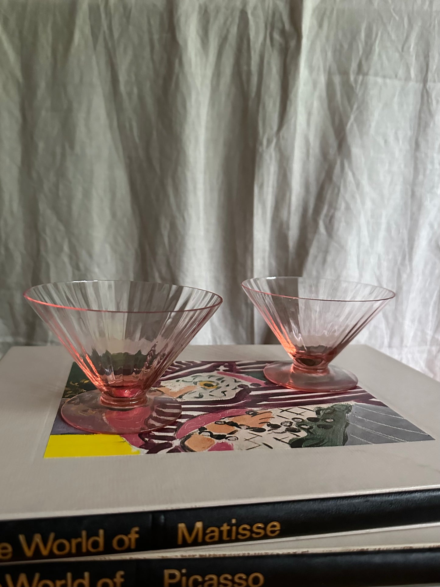 Pink Depression Glass Dishes