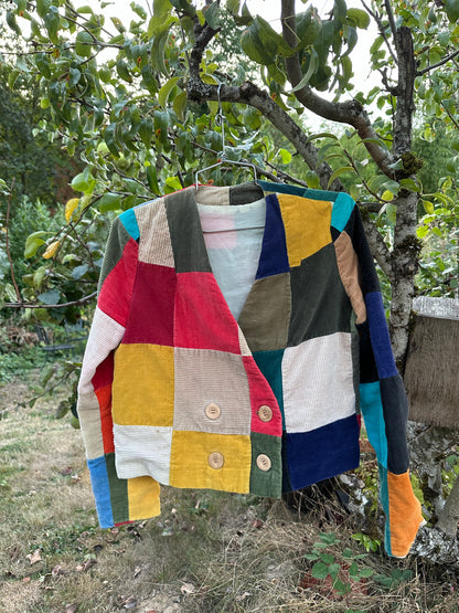 70s Multicolor Patchwork jacket