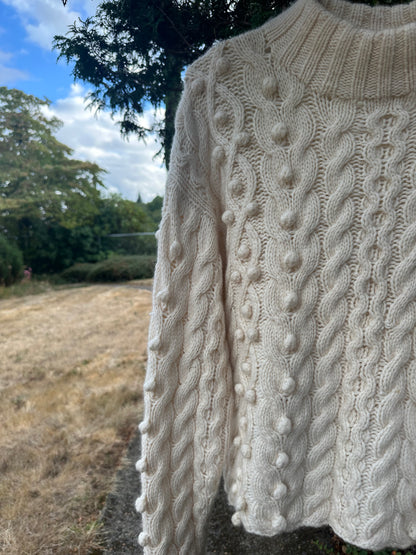 80s White Cashmere Sweater - Neiman Marcus