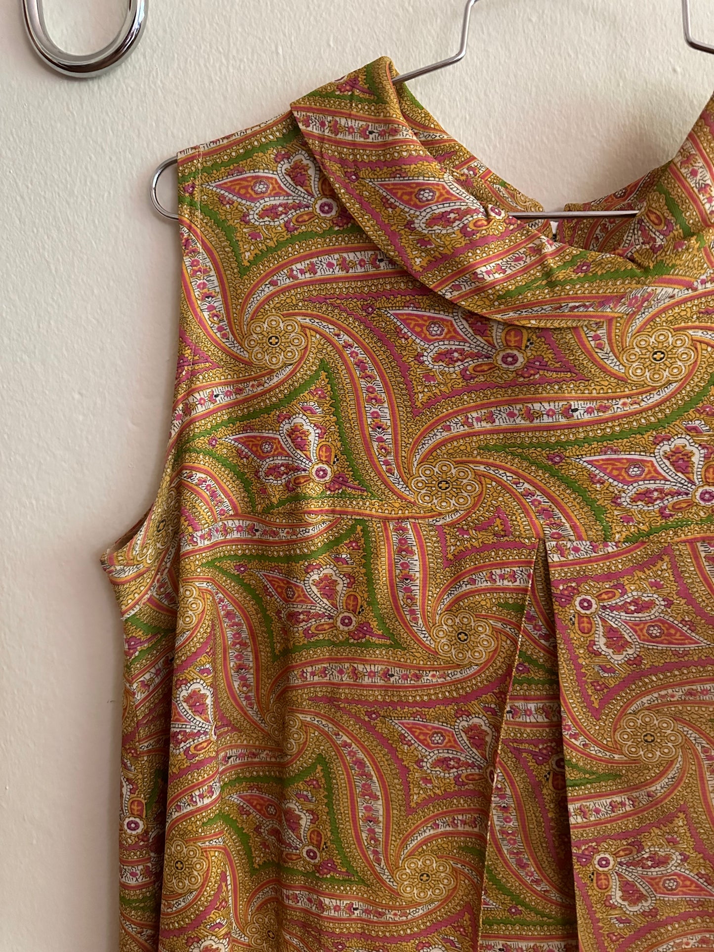 60s Yellow Trapeze Dress