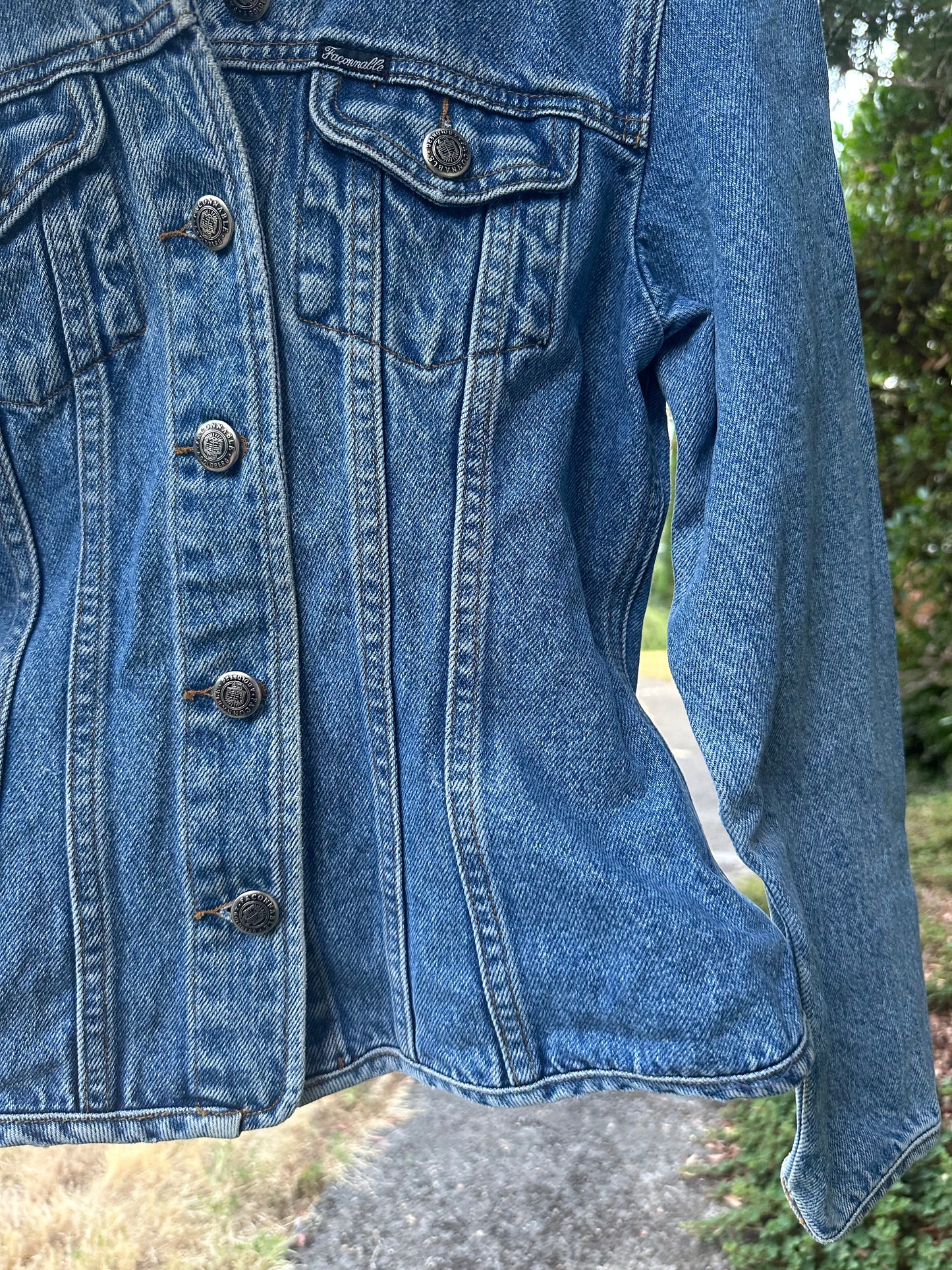 90s Faconnable classic Denim Jacket