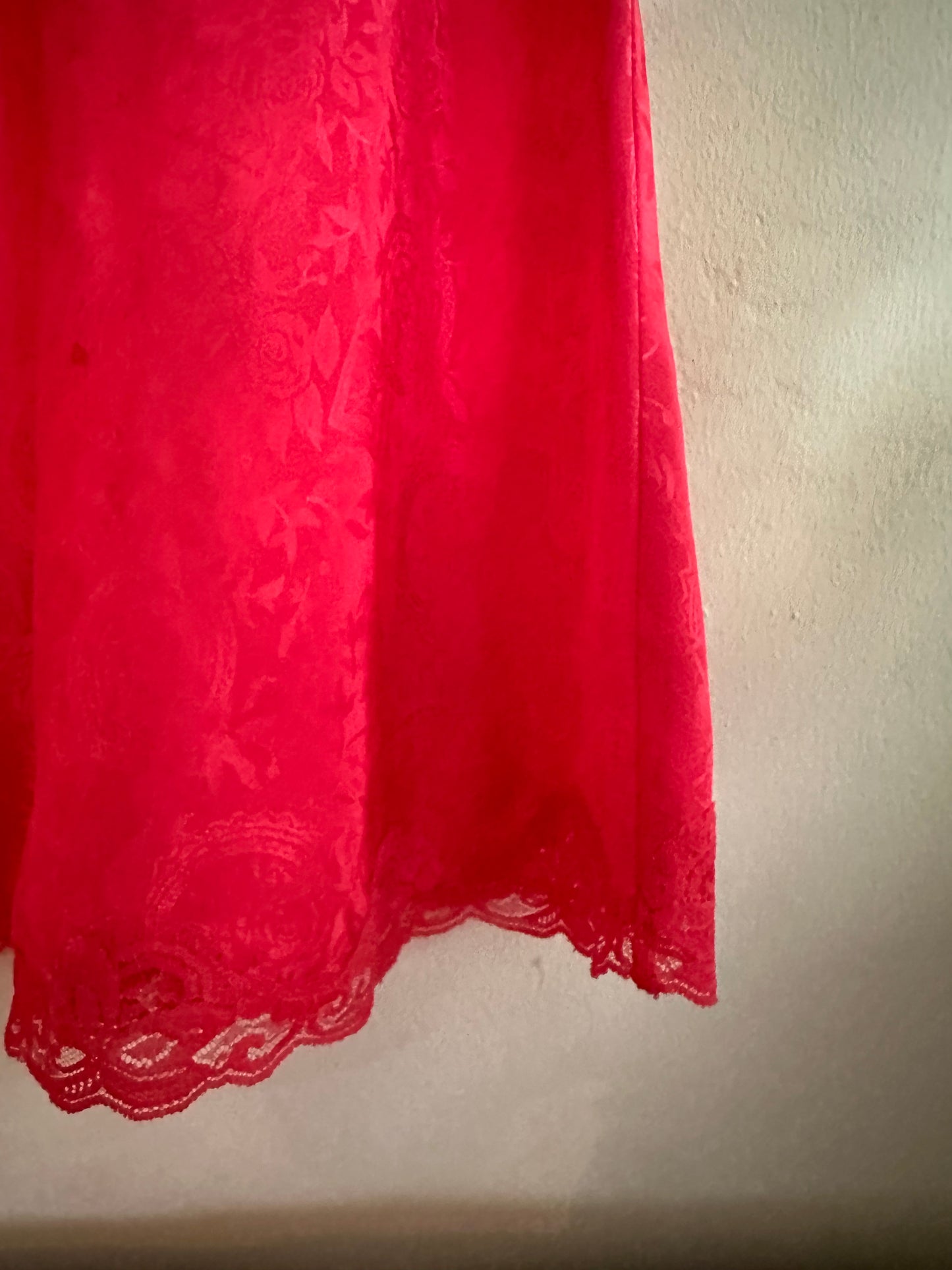 90s Red Victoria Secret Gown Slip