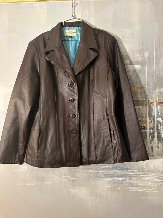 90s Brown Leather Jacket - Wilson’s Leather