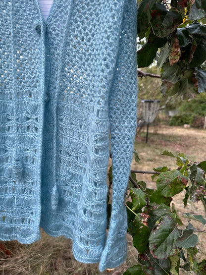 Vintage blue cardigan