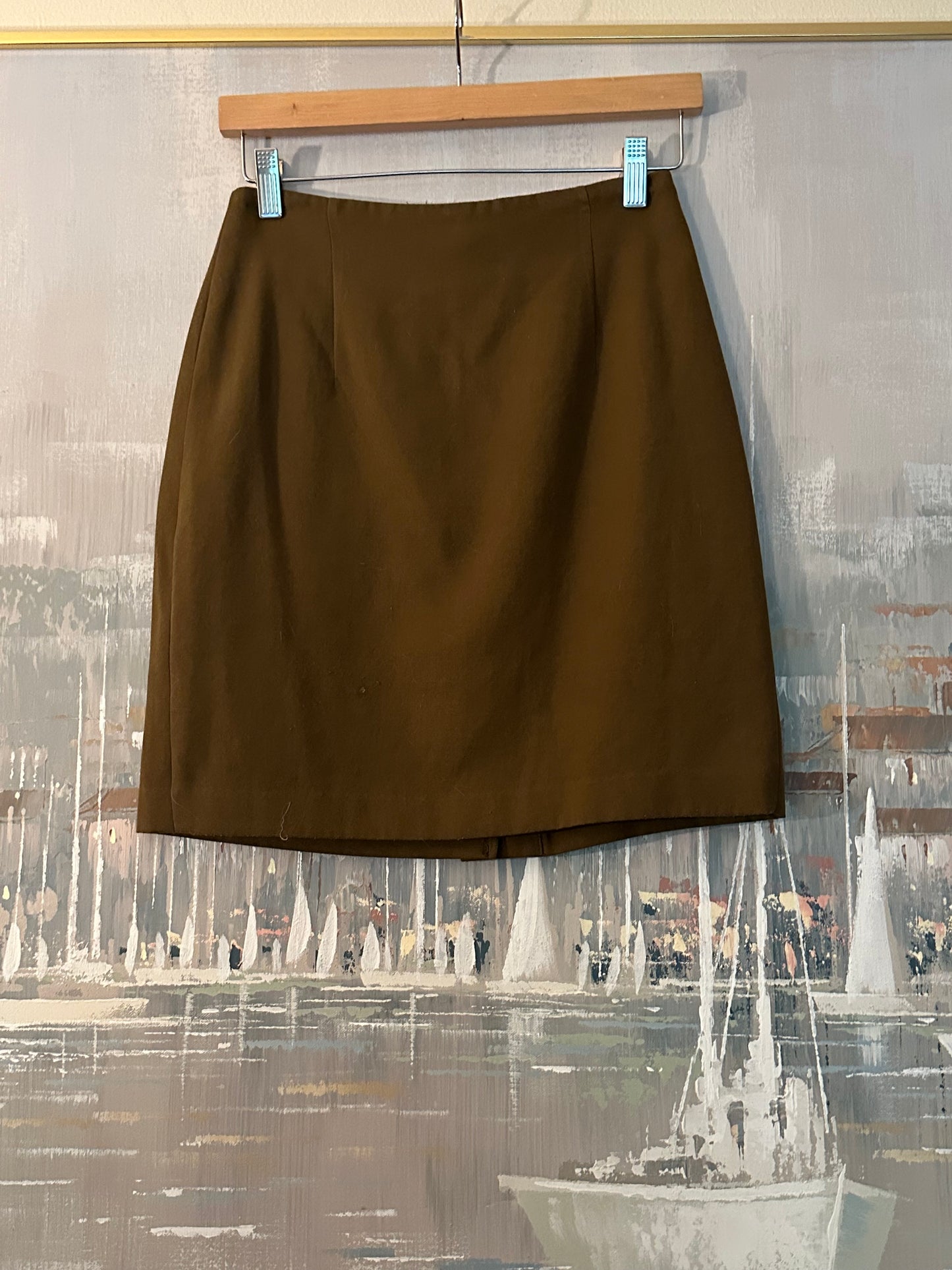 90s Green Pencil Skirt