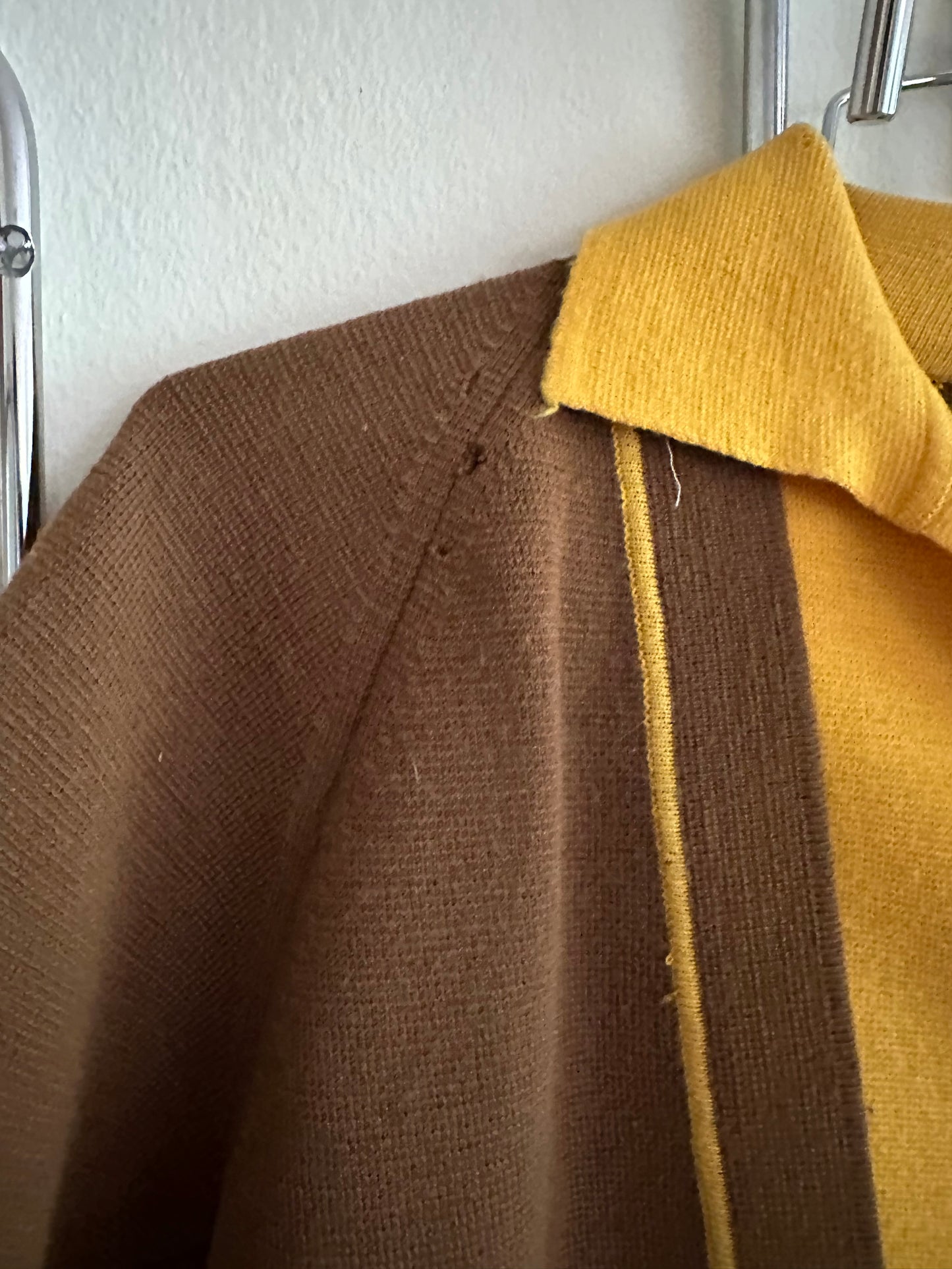 50s/60s Brown and Yellow Set