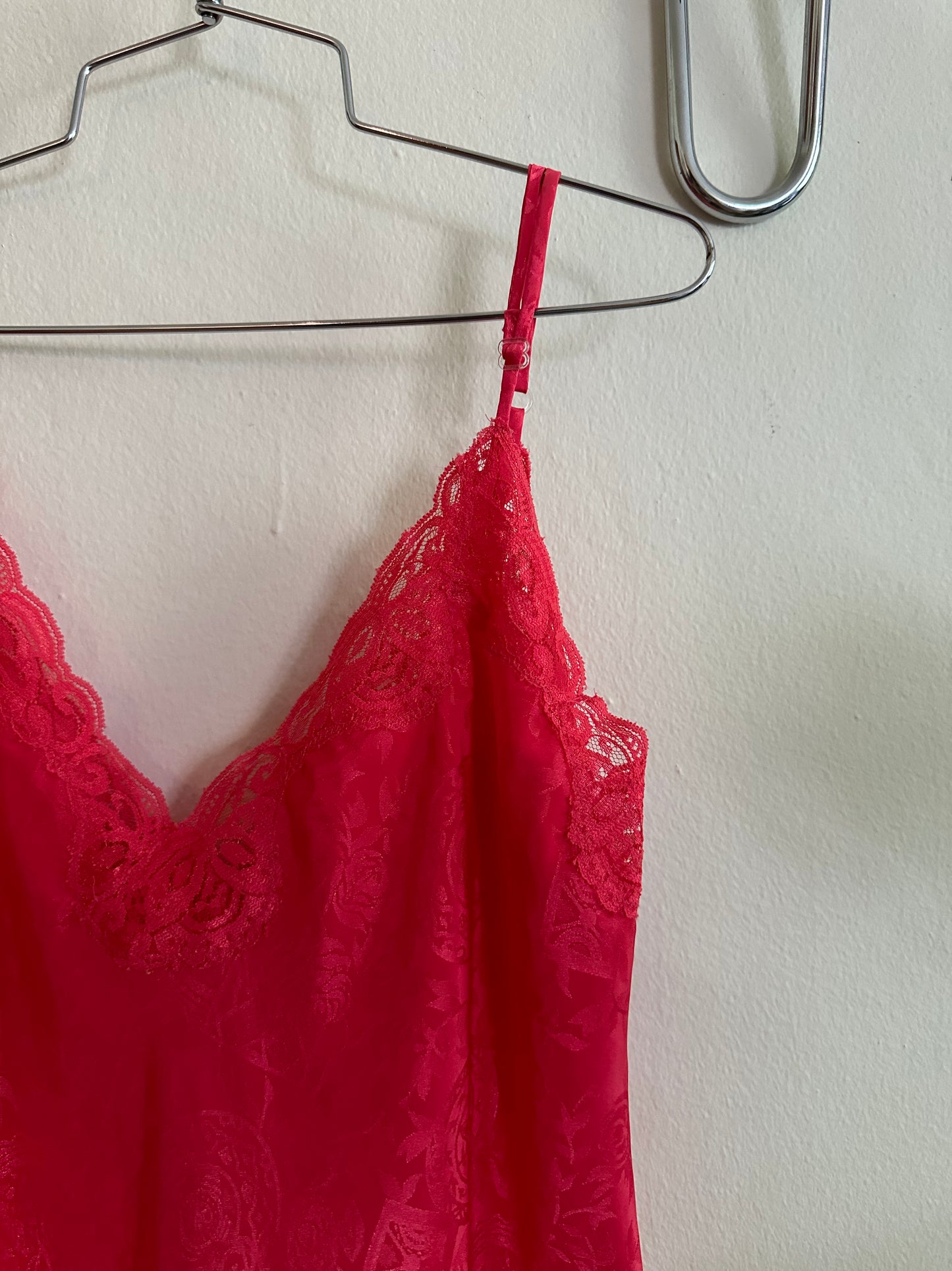 90s Red Victoria Secret Gown Slip