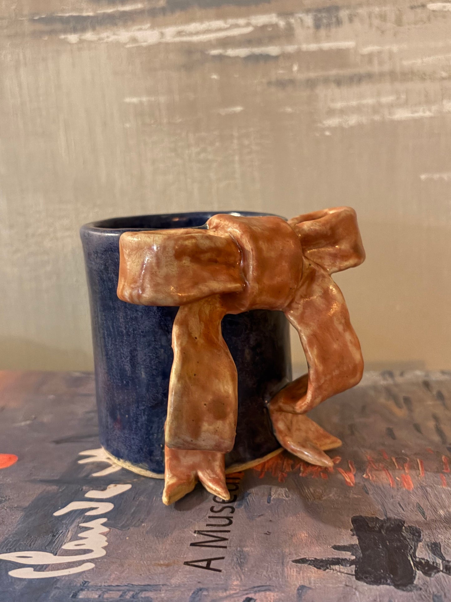 Handmade Bow Mug