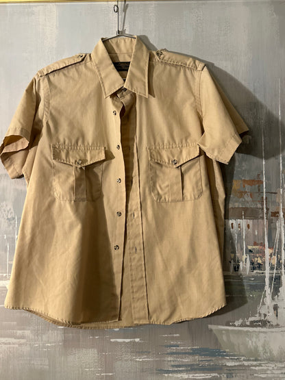 70s Tan Eddie Bauer Safari Shirt