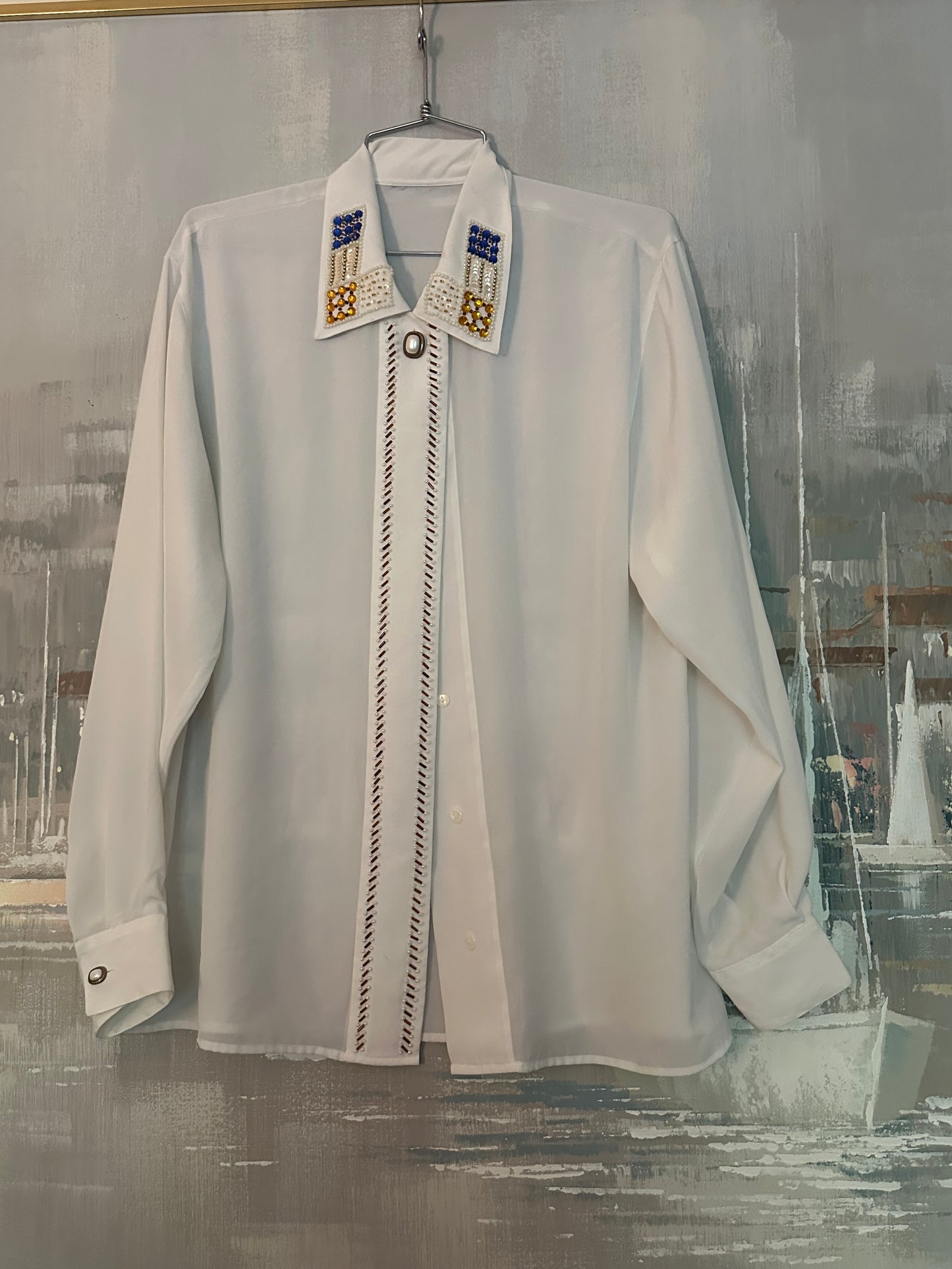80s/90s Beaded Shirt